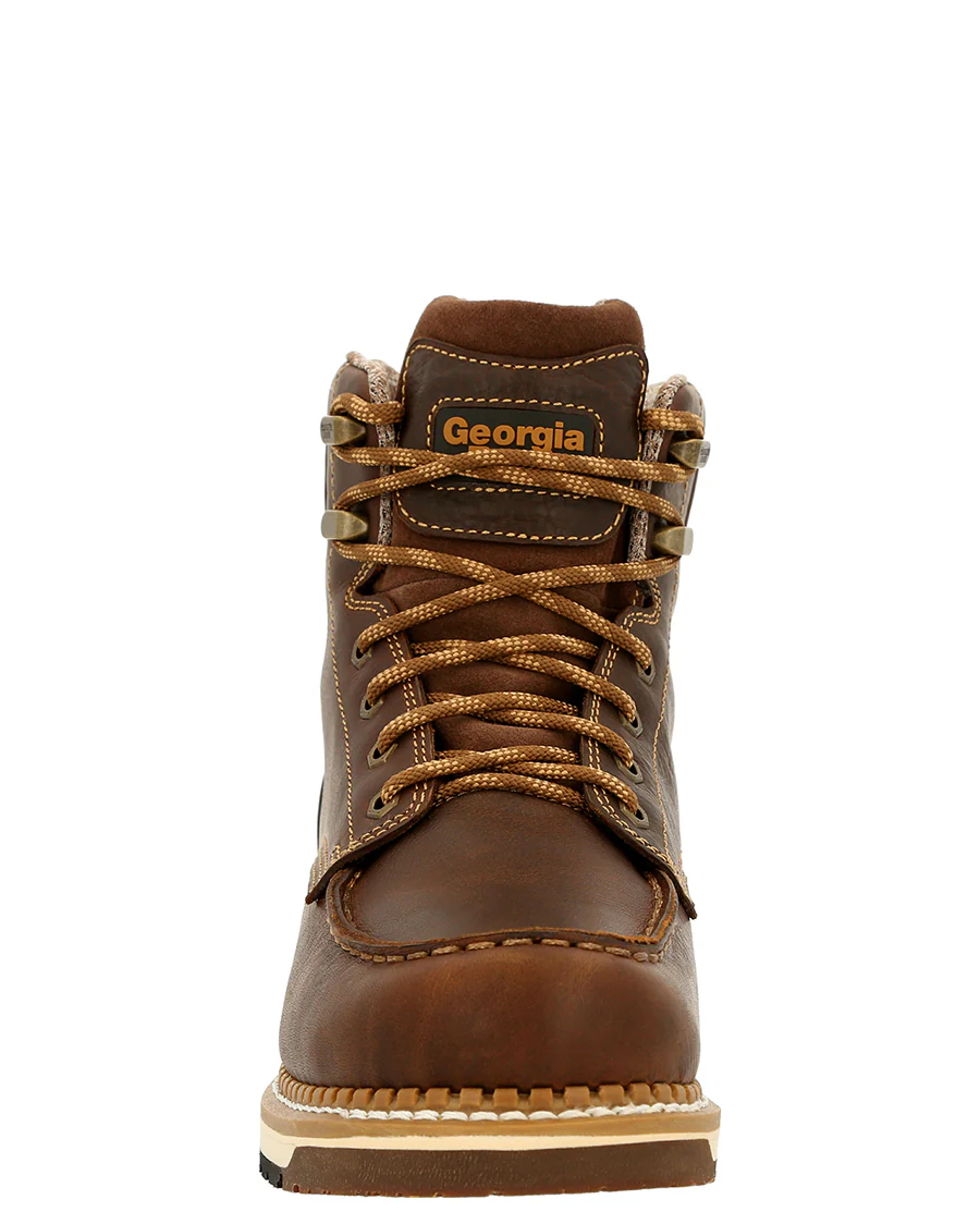 Men's AMP LT Wedge Waterproof Moc-Toe Work Boots - Image 3