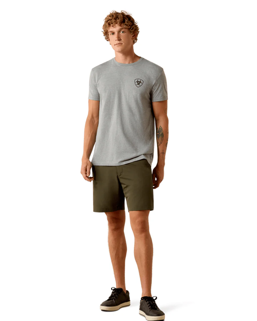 Men's Ariat Banner Badge T-Shirt - 10073955 - Image 3