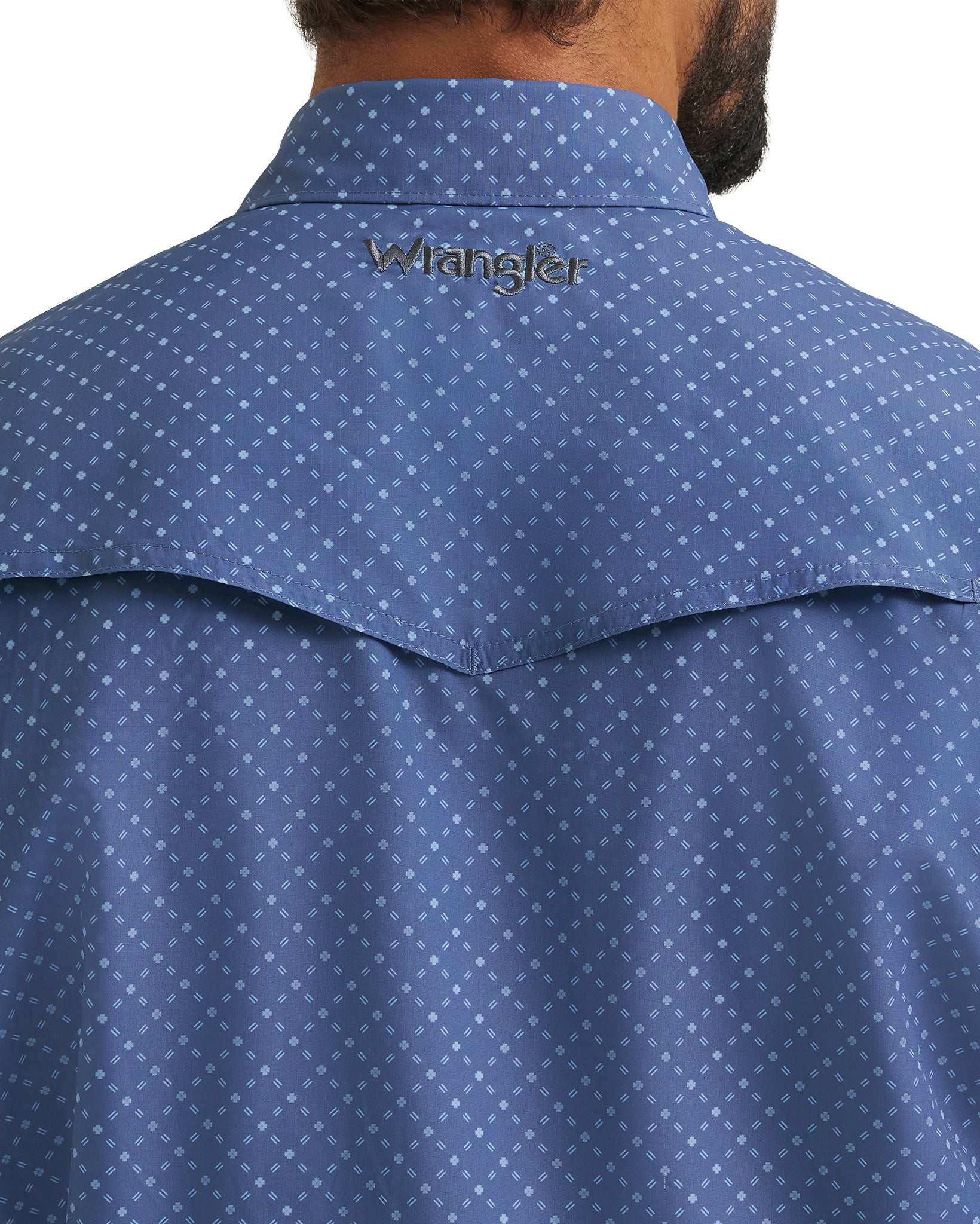 Men's Atg X Wrangler Western Performance Short Sleeve Relaxed Fit Snap Shirt - 112382437 - Image 4