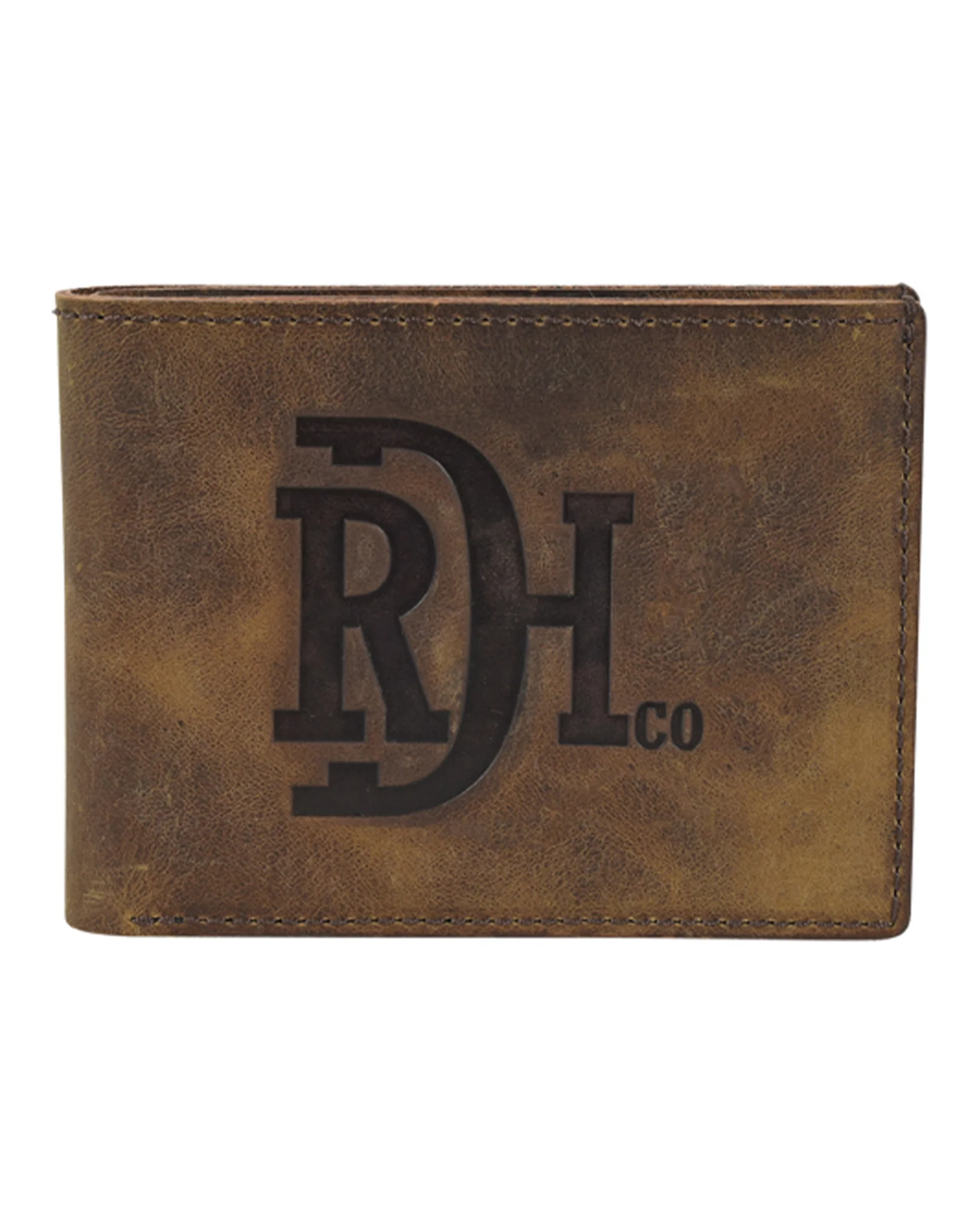 Men's Bifold Wallet Distressed Finish