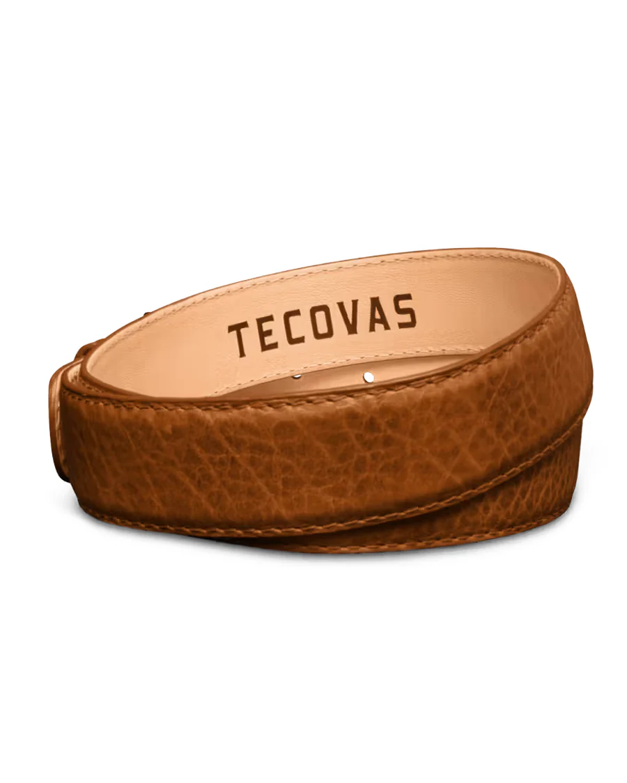 Men's Bison Belt - 30336-Tan - Image 2