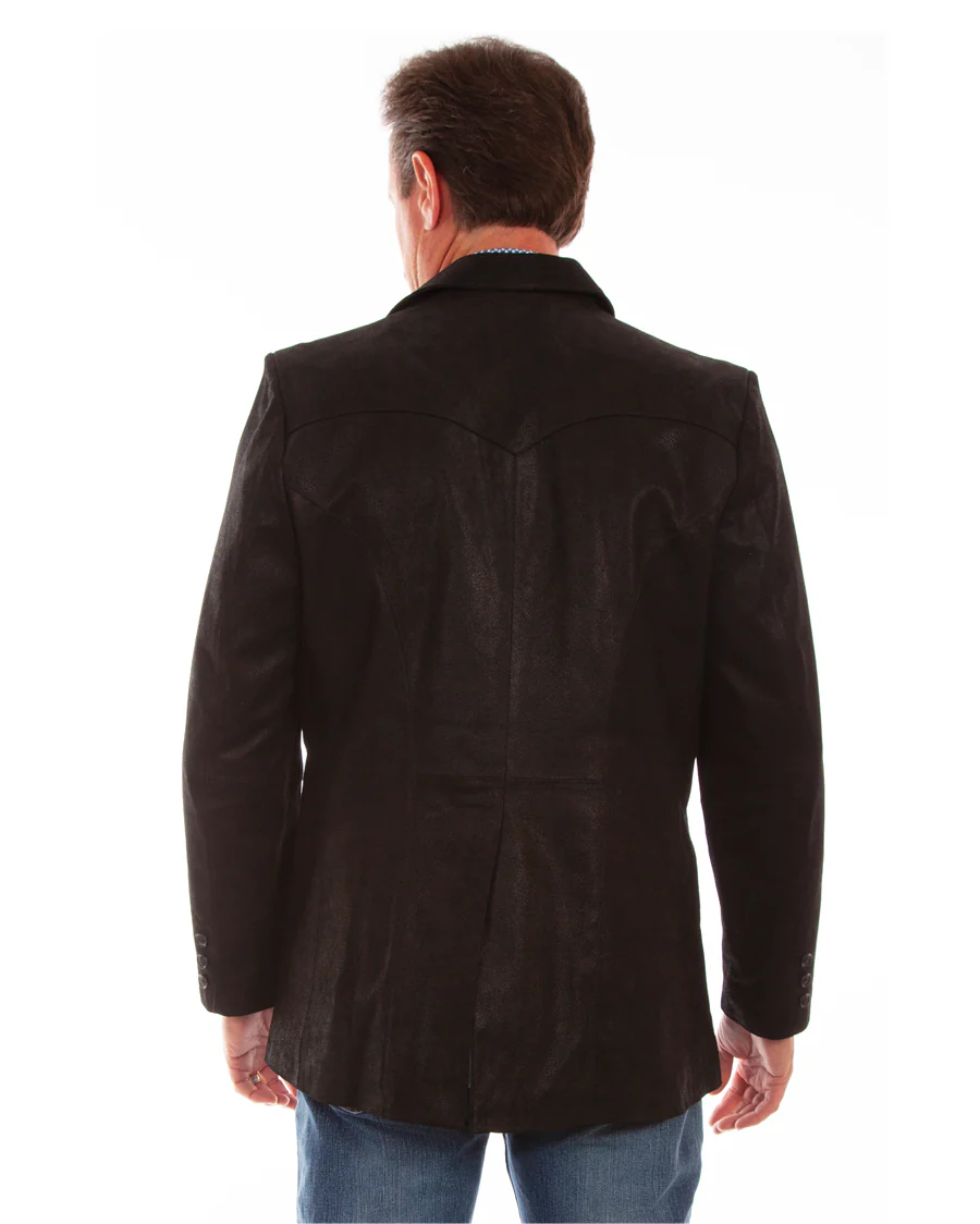 Men's Leather Blazer - Image 2