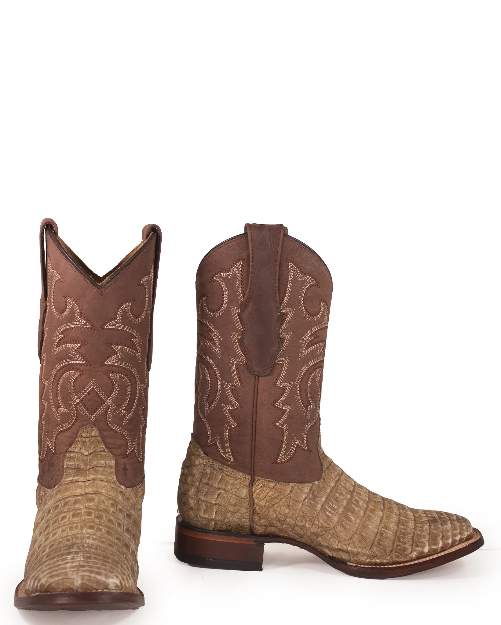 Men's Caiman Belly Western Boots - Image 10