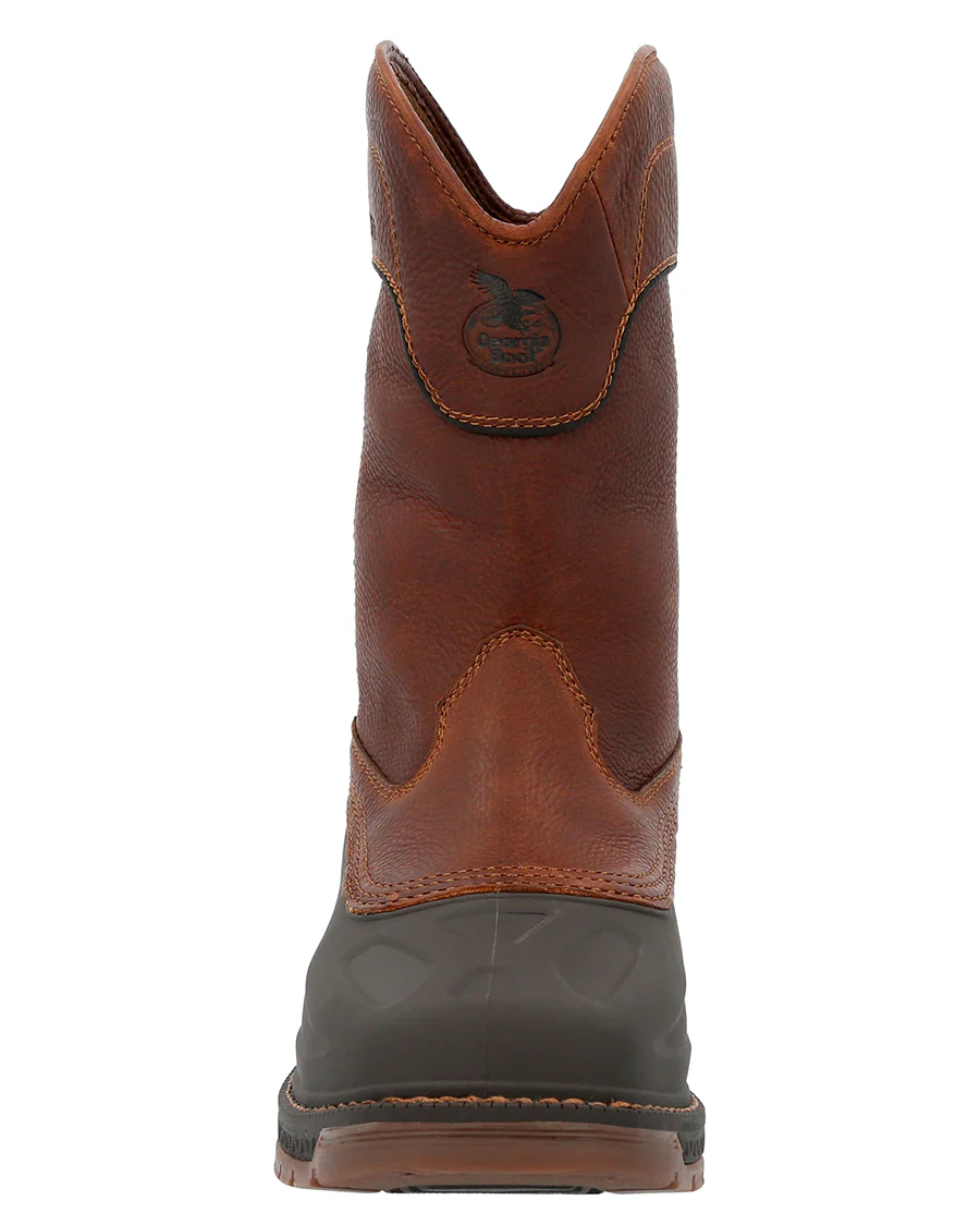 Men's Carbo-Tec LTR Waterproof Steel Toe Pull On Work Boots - Image 3