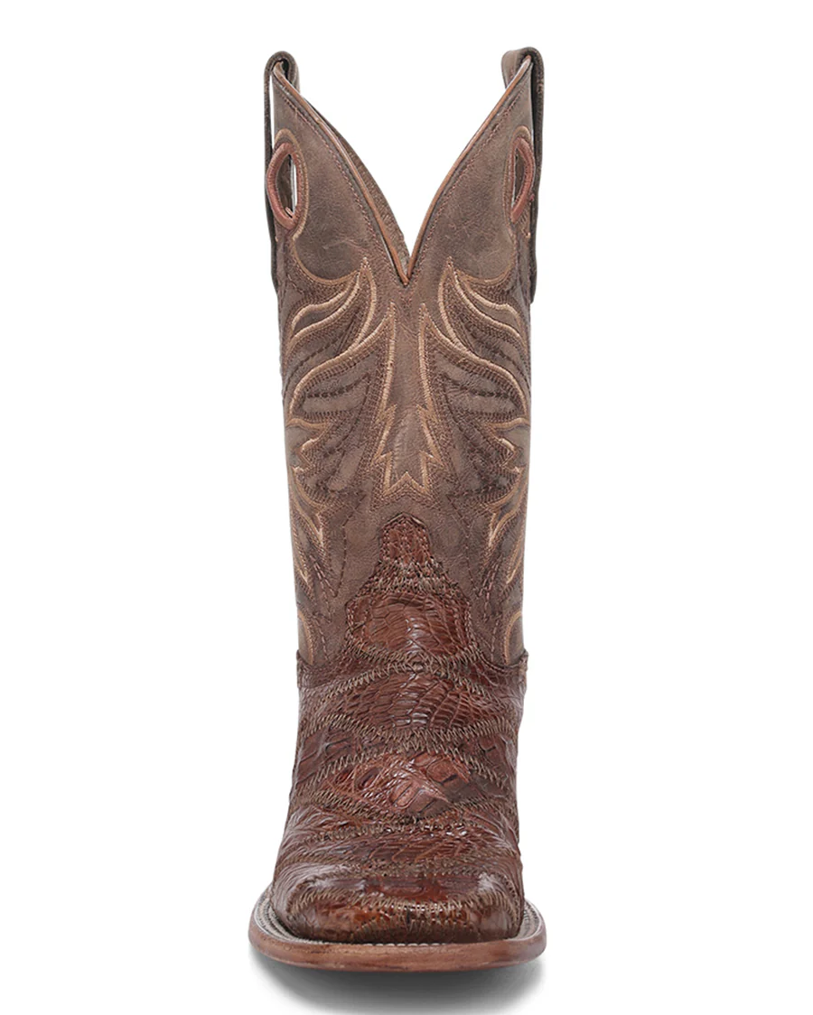 Men's Circle G Exotic Patchwork & Pull Holes Western Boots - L8009 - Image 3