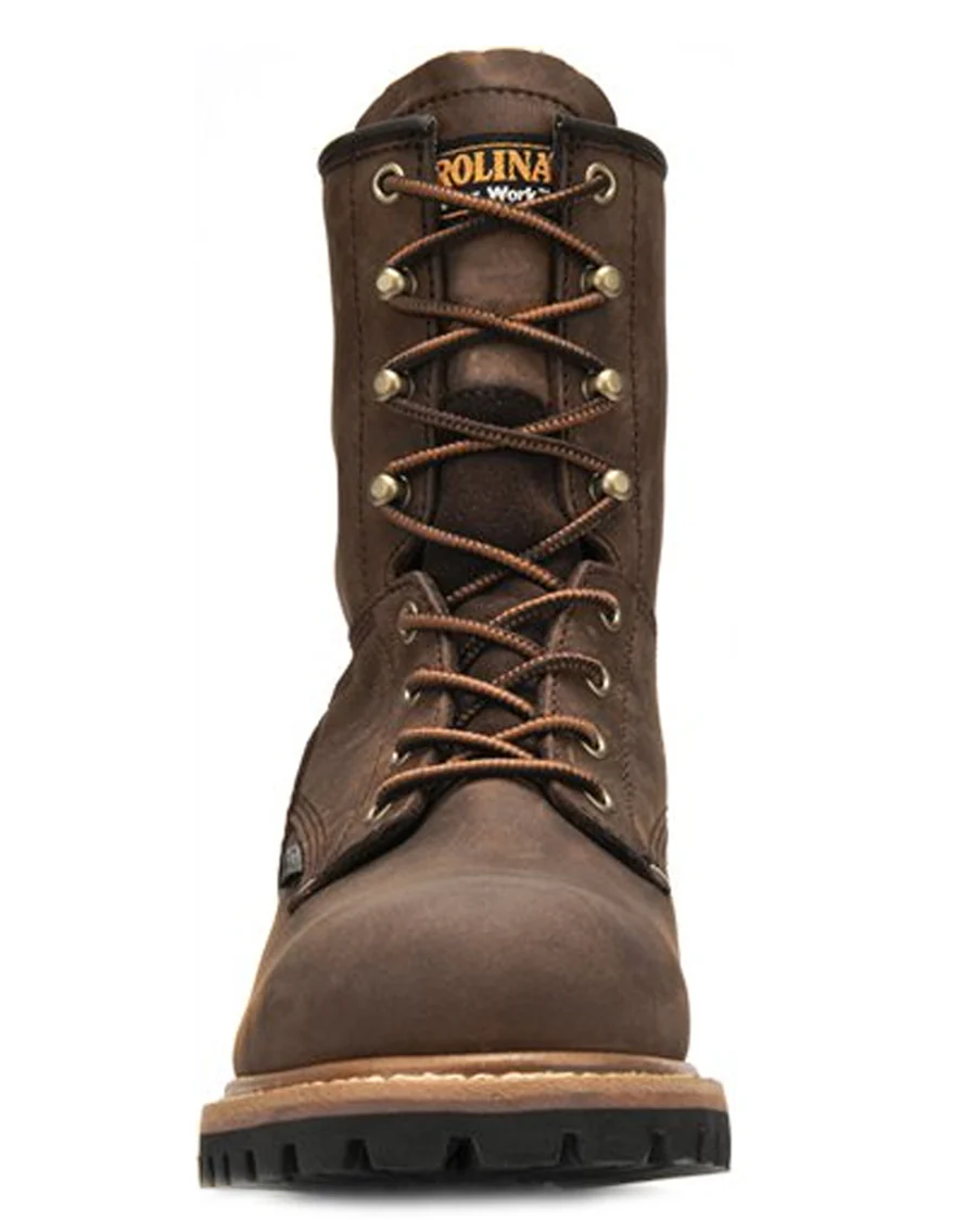 Men's Elm 8" Waterproof Logger Work Boots - Image 3