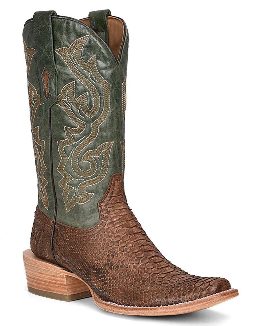 Men's Exotic Embroidered Western Boots