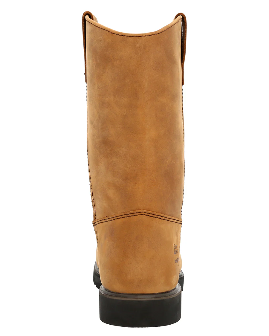 Men's Farm and Ranch Pull On Work Boots - Image 5