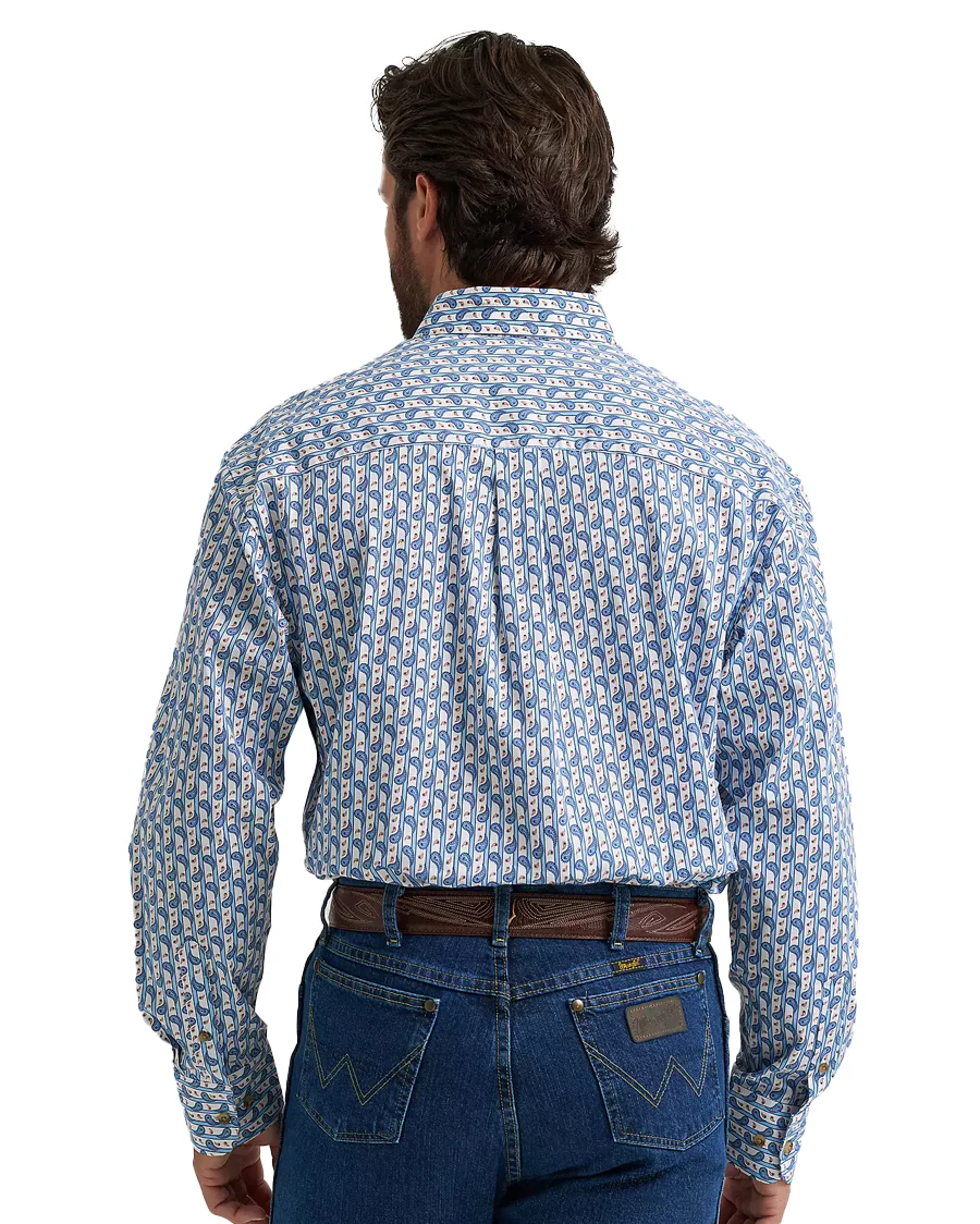 Men's George Strait Collection Two Pocket Long Sleeve Shirt - Image 2