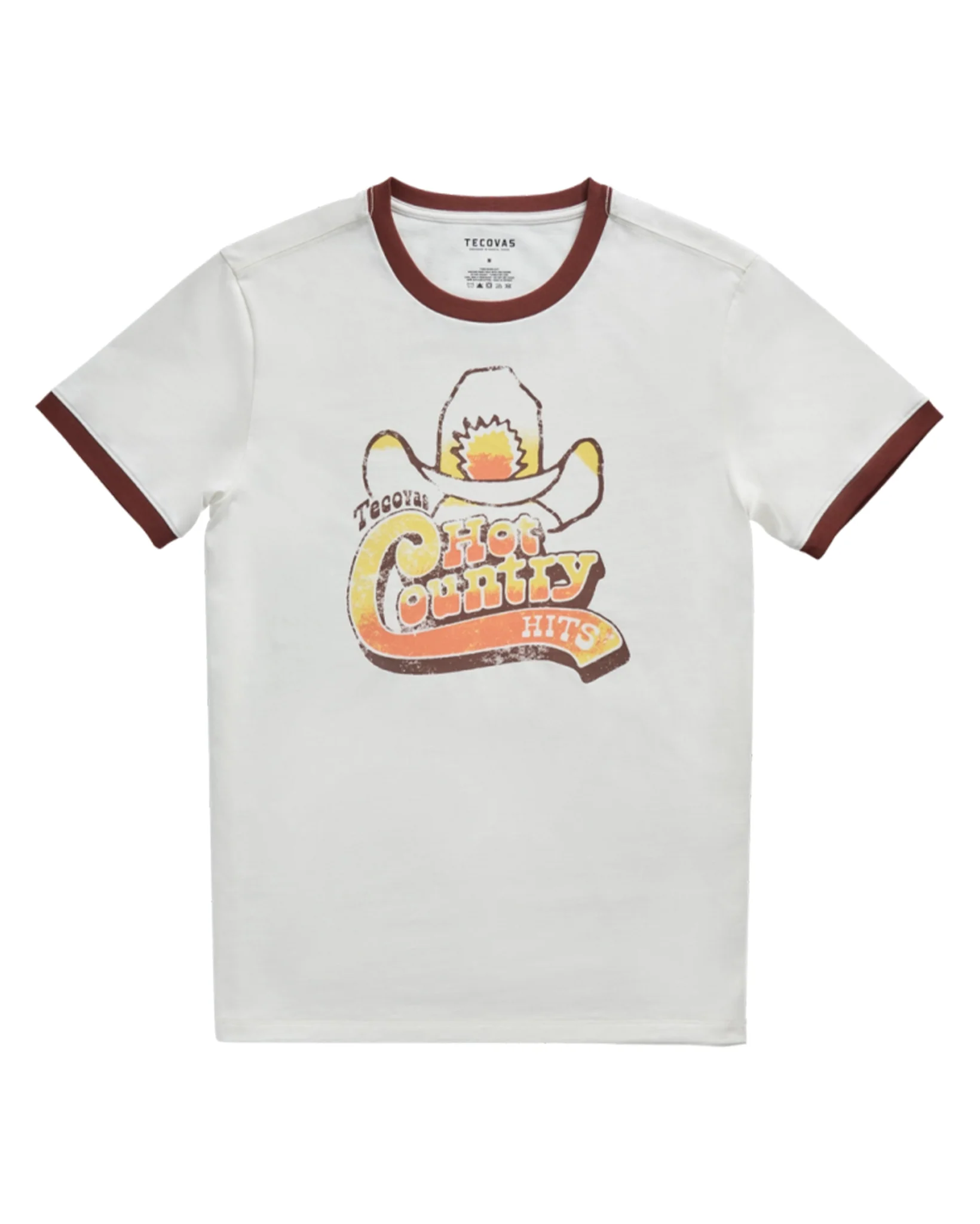 Men's Hot Country Ringer Tee - 40414-Bnn