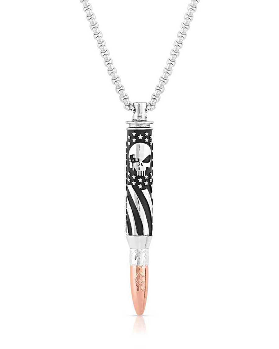 Men's I'll Cover You Sniper Bullet Necklace