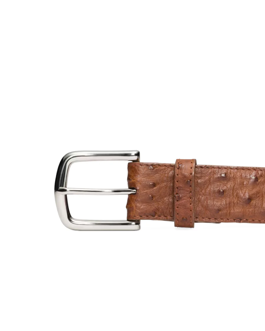 Men's Ostrich Belt II - 30342-Pec - Image 4