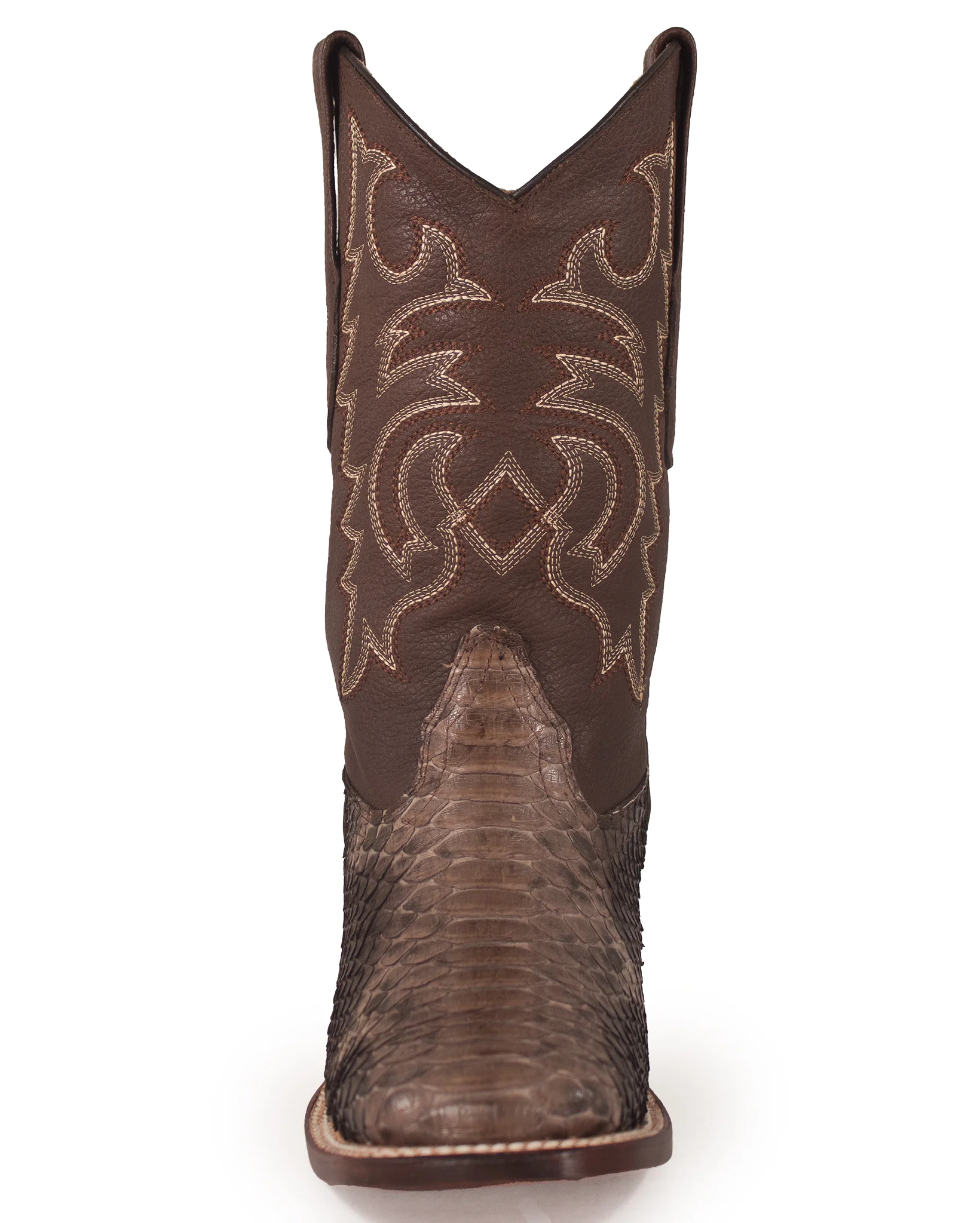 Men's Python Square Toe Western Boots - Image 3
