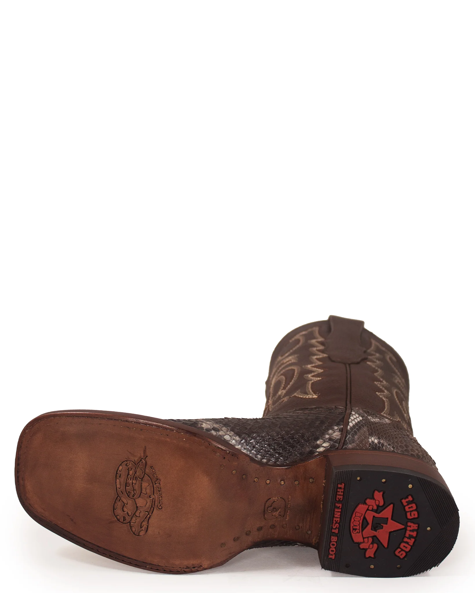 Men's Python Square Toe Western Boots - Image 7