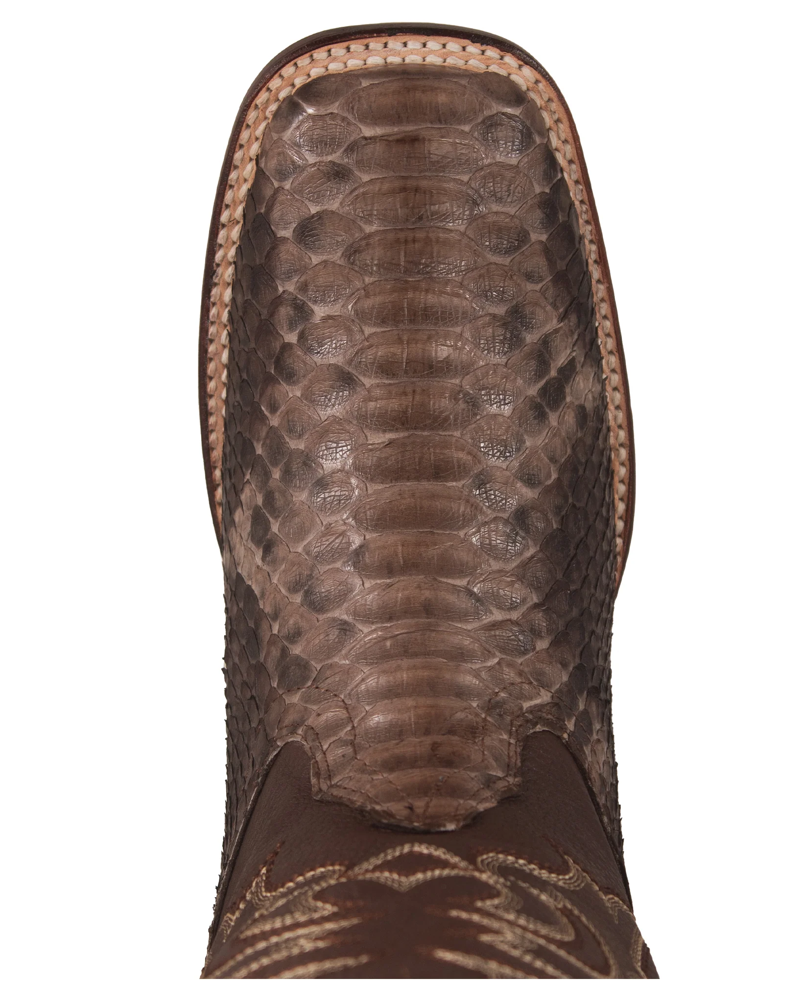 Men's Python Square Toe Western Boots - Image 8