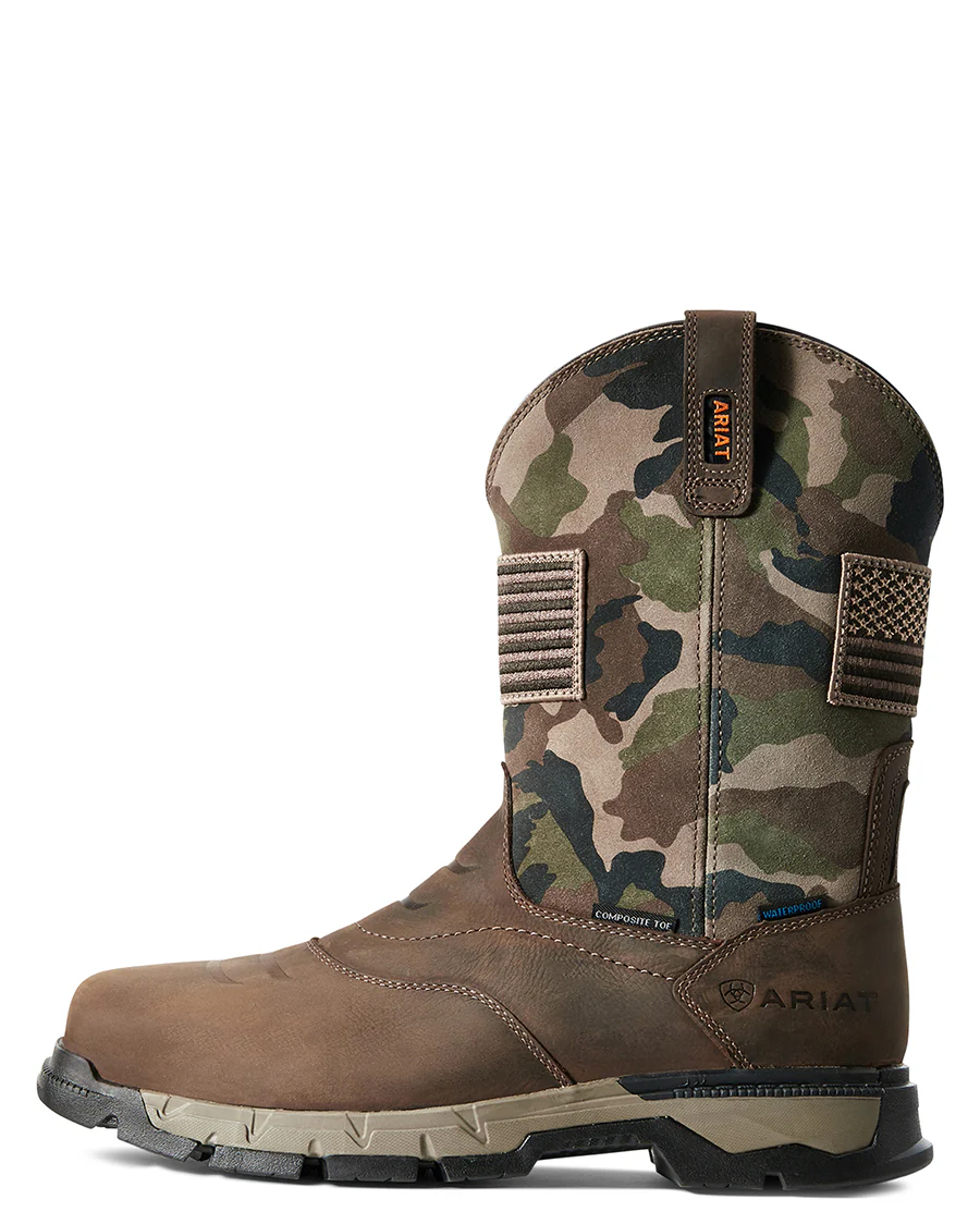 Men's Rebar Flex Patriot Waterproof Composite Toe Work Boots - Image 3