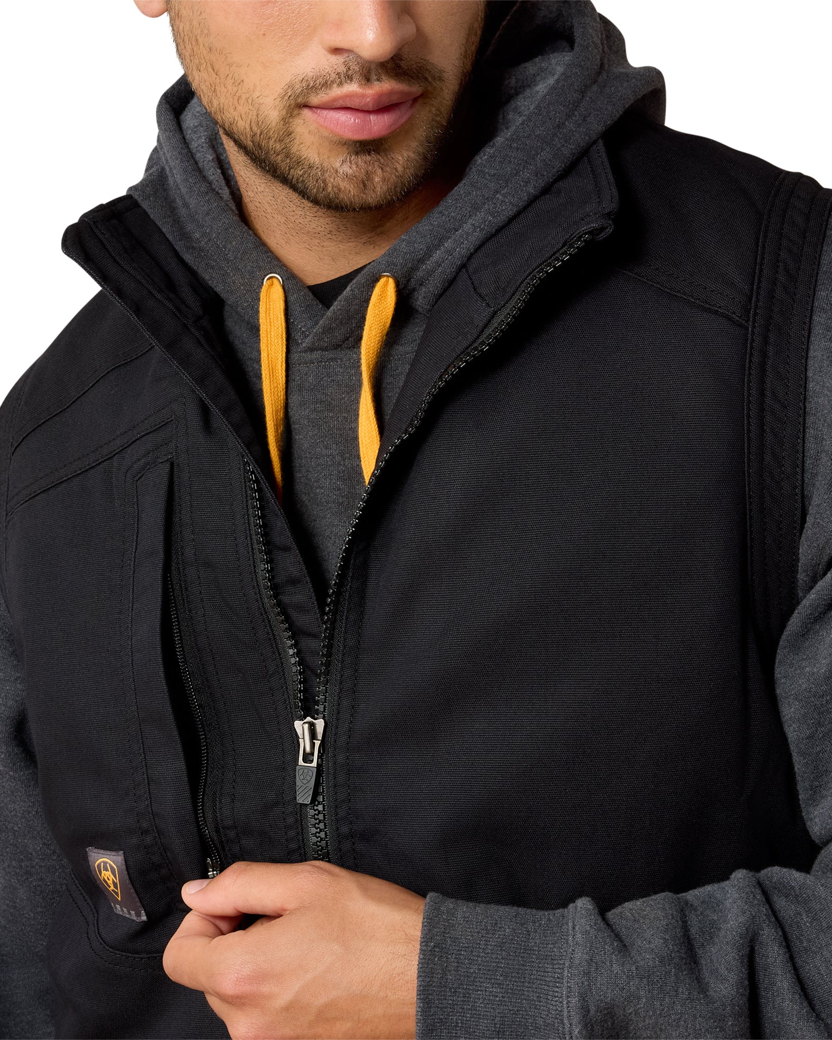 Men's Rebar Washed Duracanvas Insulated Vest - Image 3