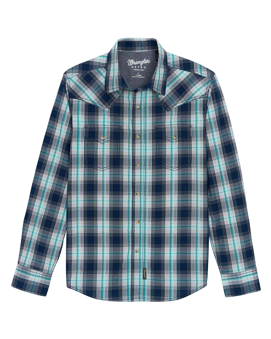 Men's Retro® Premium Long Sleeve Snap Shirt - Modern Fit - 112378801 - Image 4
