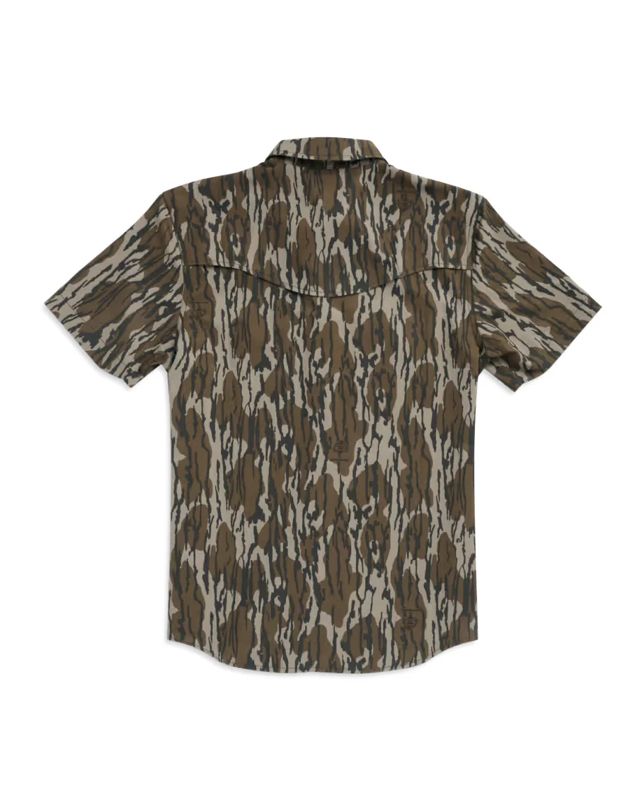 Men's Tecovas X Mossy Oak Short Sleeve Performance Western Shirt - 61103-Mob - Image 4