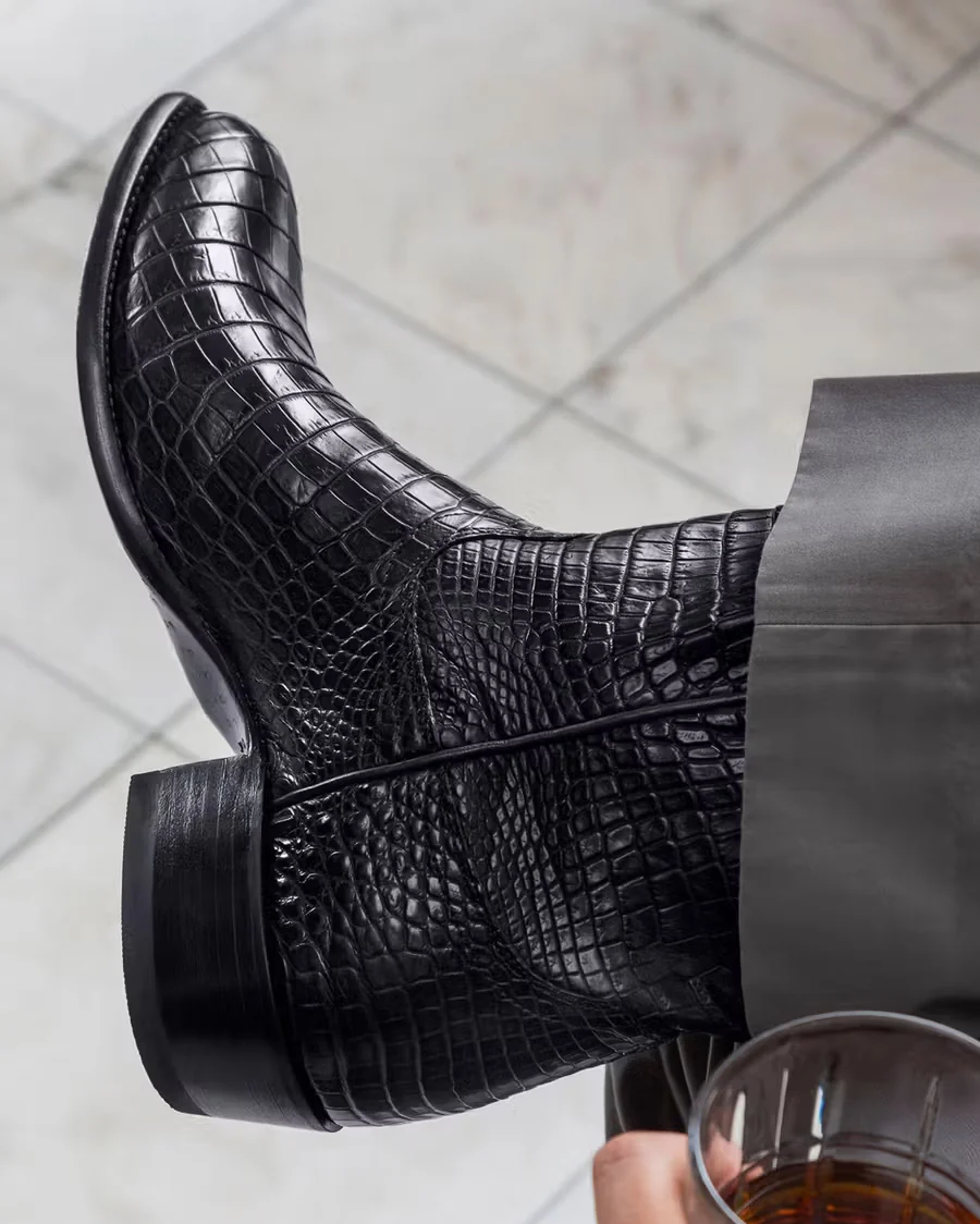 Men's The Marshall Exotic Western Boots - 10037-Mid - Image 5