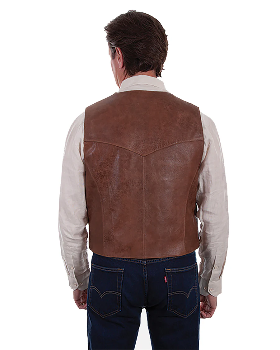 Men's Leather Vest - Image 2
