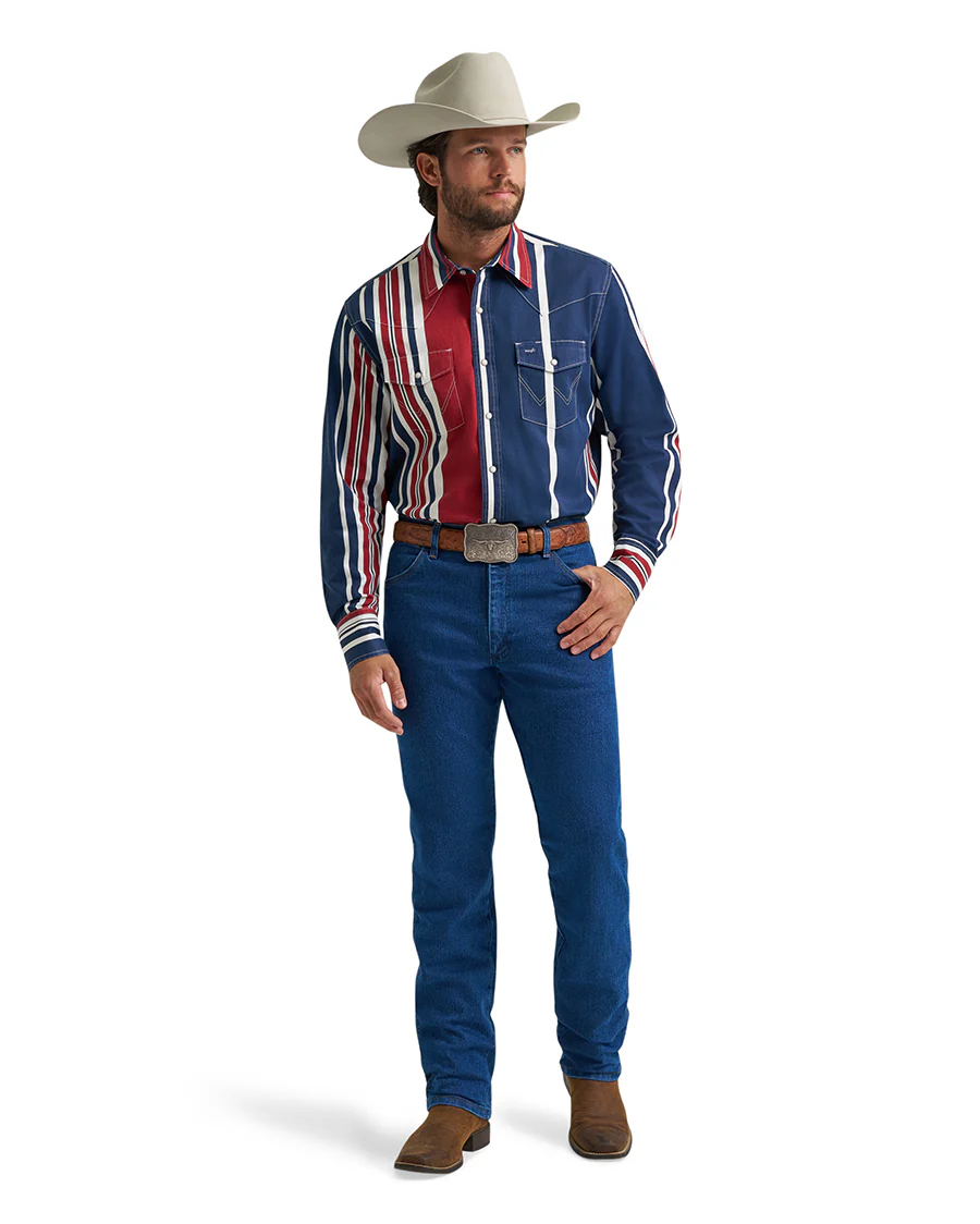 Men's Vintage Inspired Long Sleeve Shirt - 112375916 - Image 4