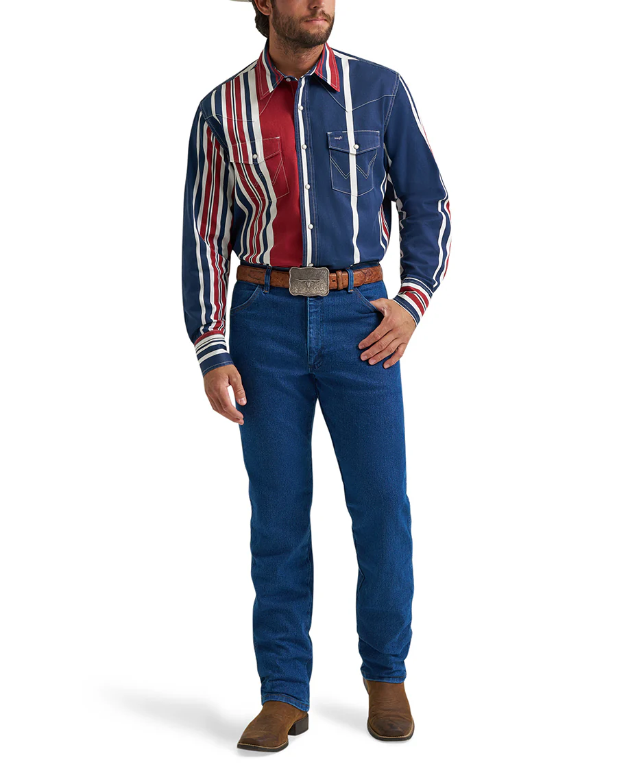 Men's Vintage Inspired Long Sleeve Shirt - 112375916 - Image 5