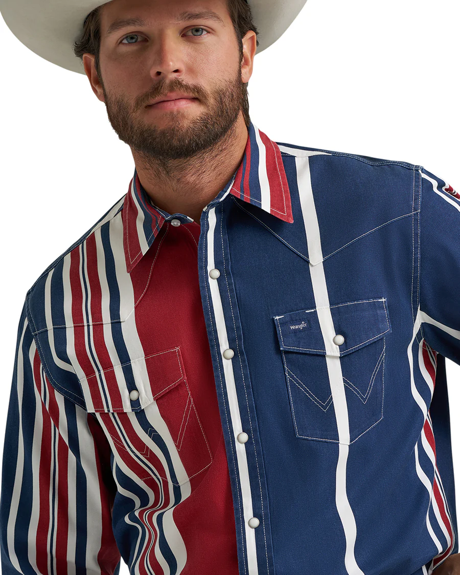 Men's Vintage Inspired Long Sleeve Shirt - 112375916 - Image 6