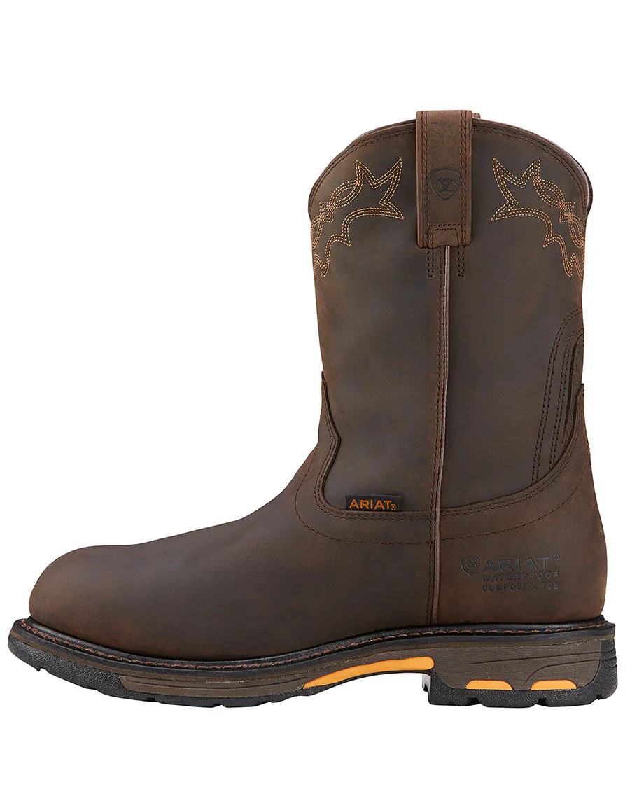 Men's Workhog H20 Comp-Toe Pull-On Boots - Image 2