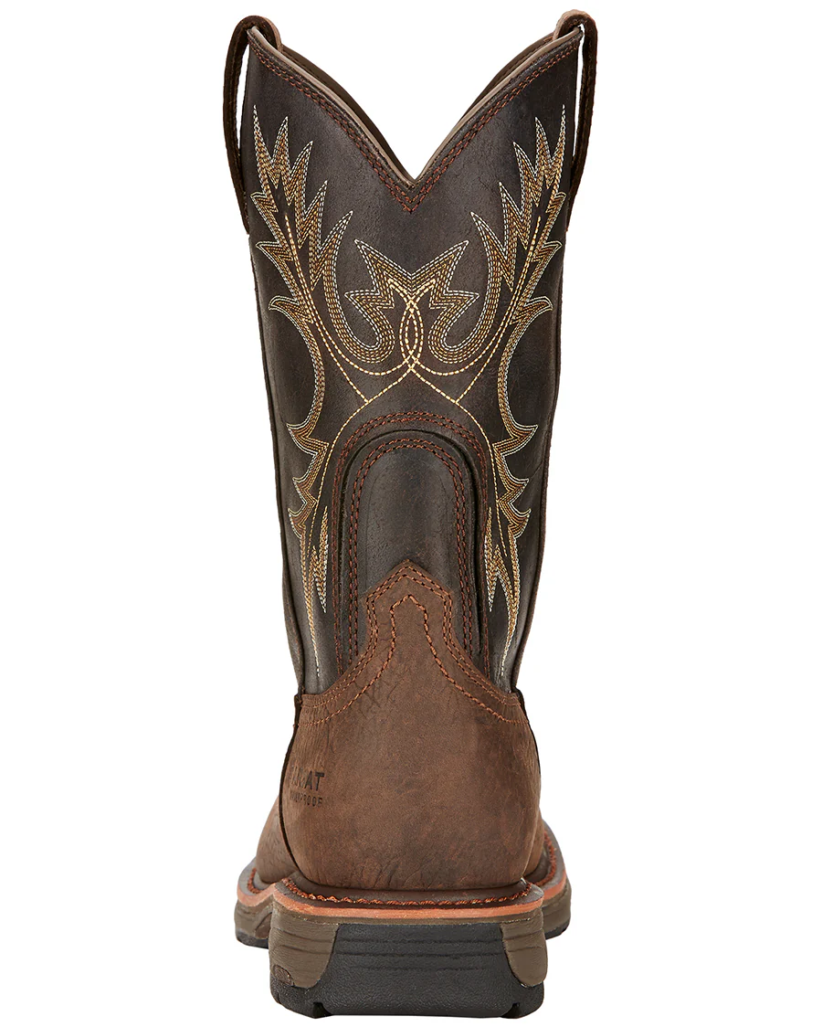 Men's Workhog Wide Square-Toe Boots - Image 3