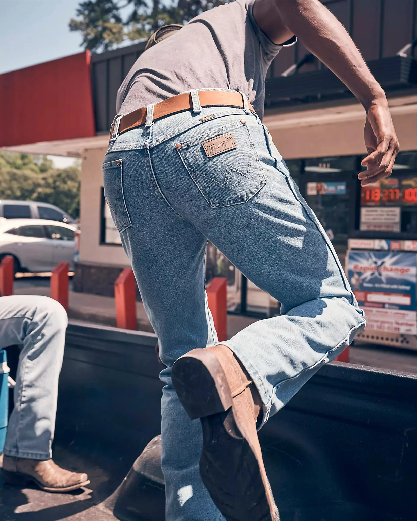 Men's Wrangler® Cowboy Cut 936 Slim Fit Jeans - Tough Lite - 112381868 - Image 2