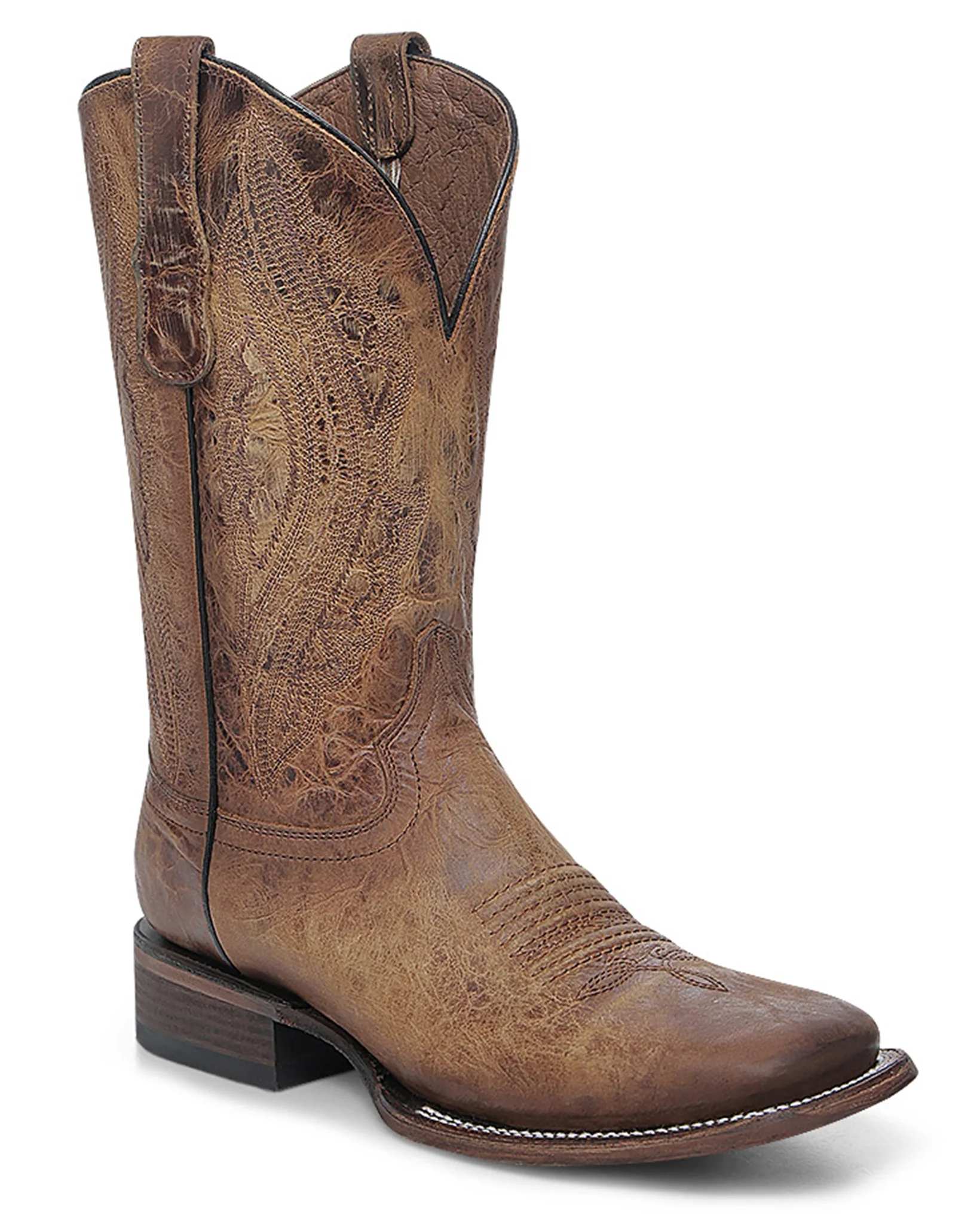 Men's Embroidered Western Boots