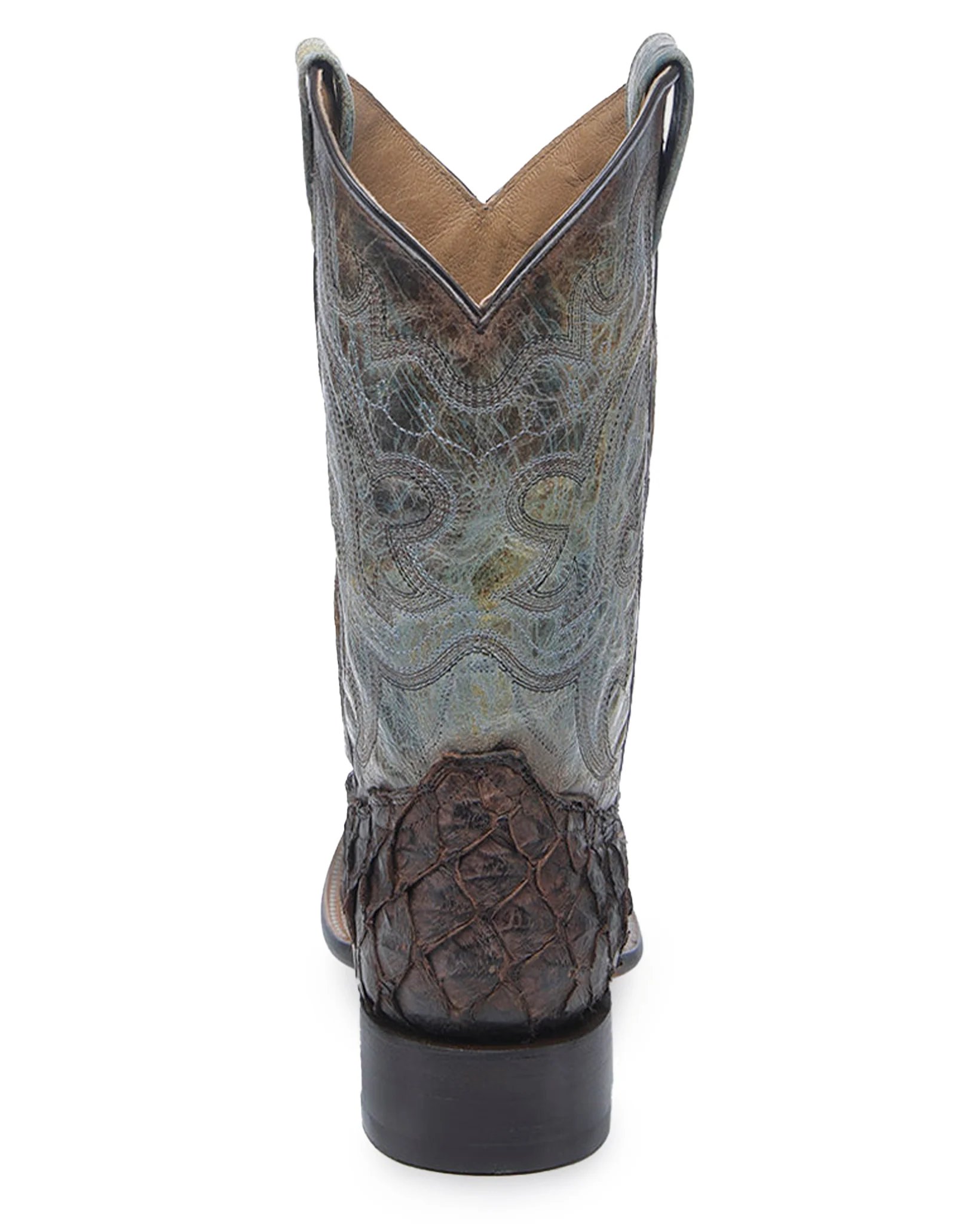 Men's Pirarucu Embroidery Boots - Image 5