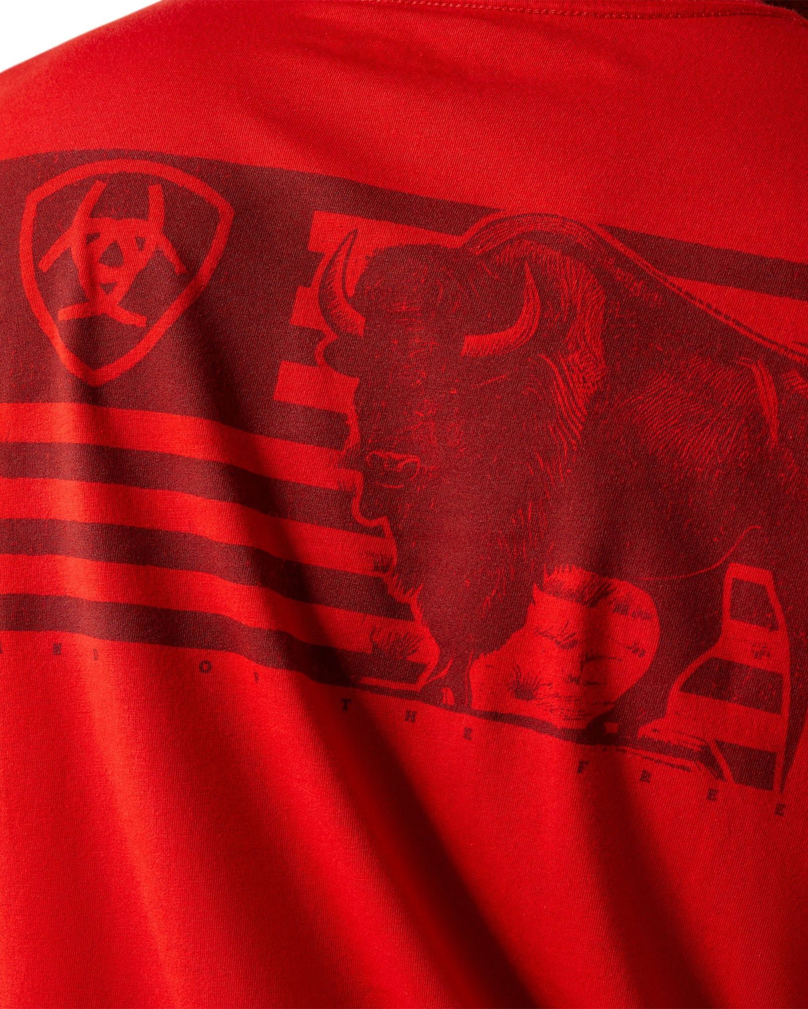Men's Ariat Etched Buffalo T-Shirt - Image 4