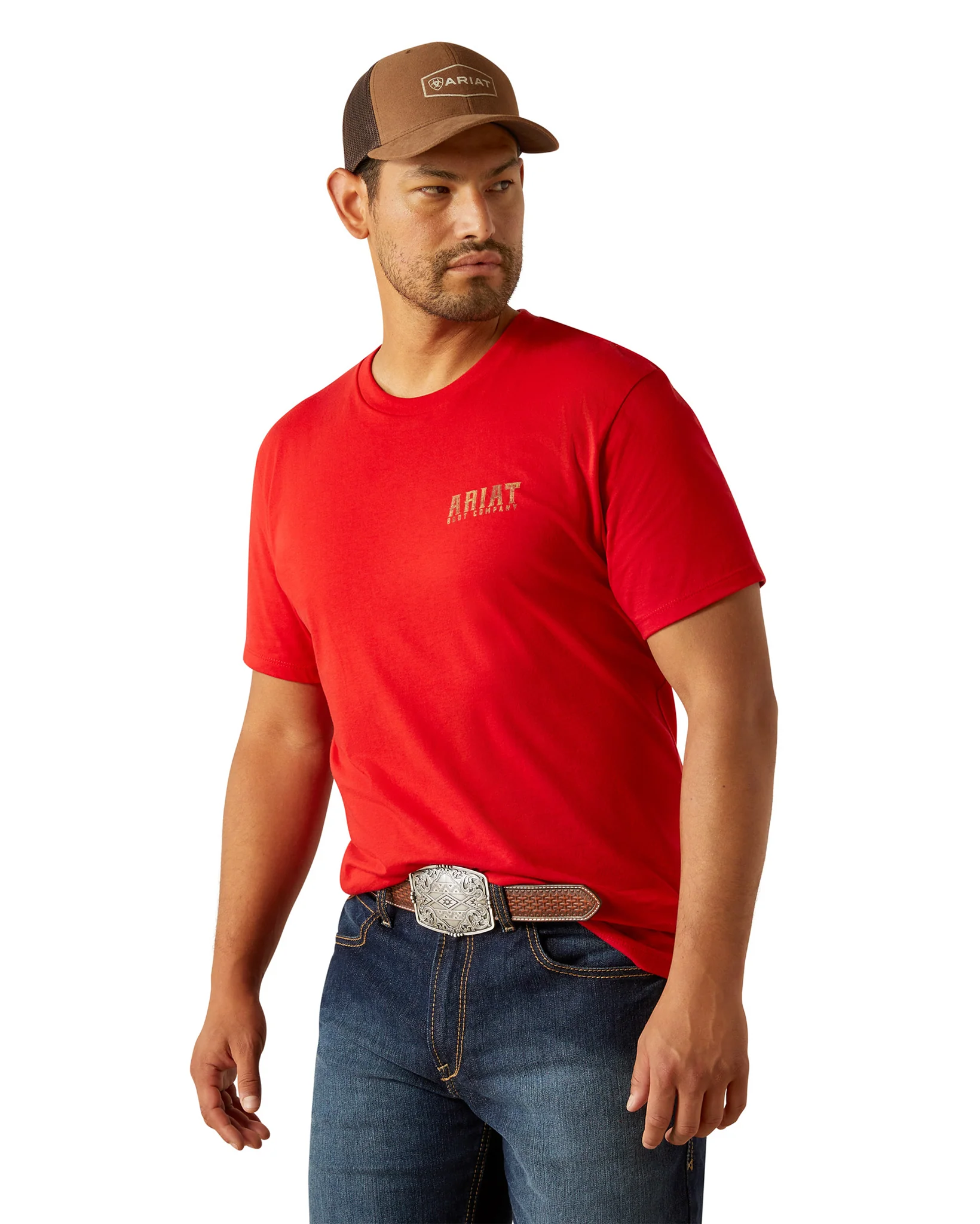 Men's Ariat Leather Shield T-Shirt