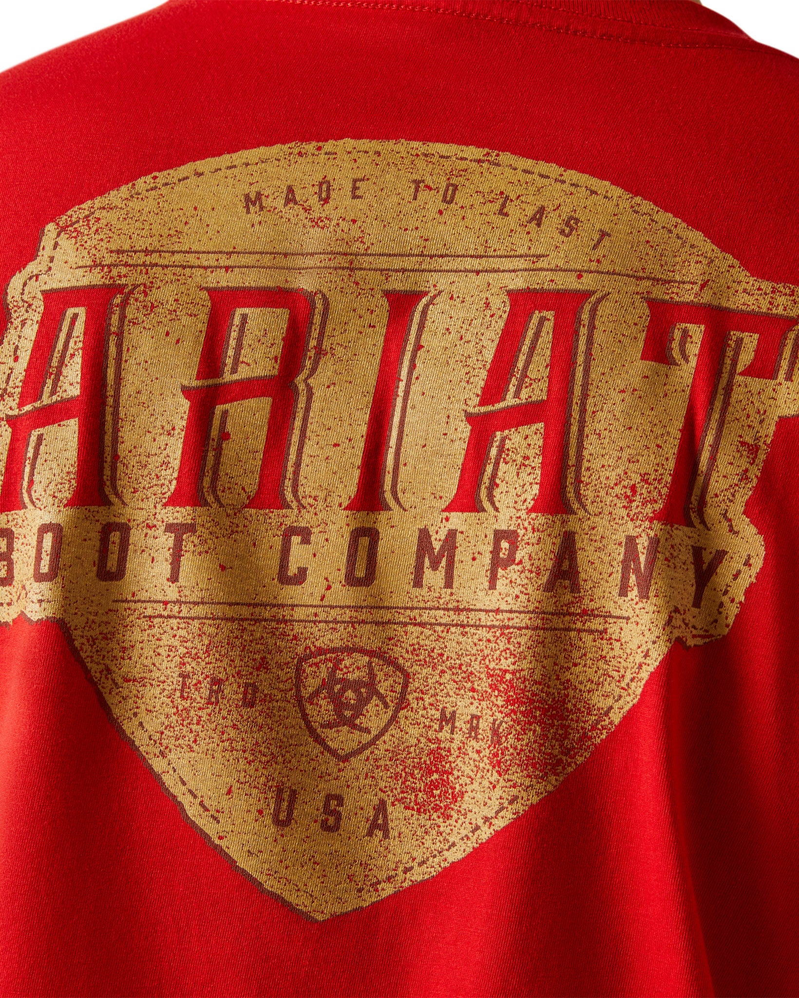 Men's Ariat Leather Shield T-Shirt - Image 4