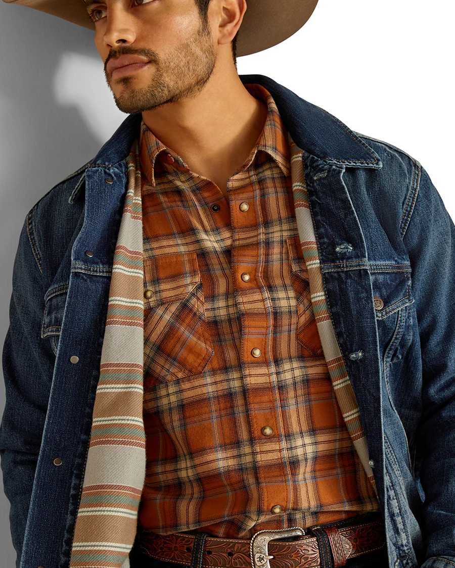 Men's Blanket Lined Trucker Jacket - Image 3
