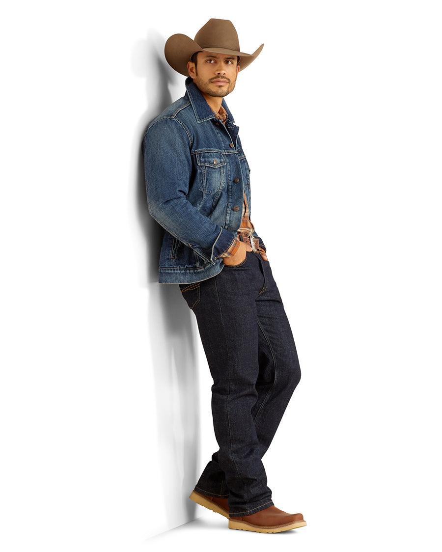Men's Blanket Lined Trucker Jacket - Image 4