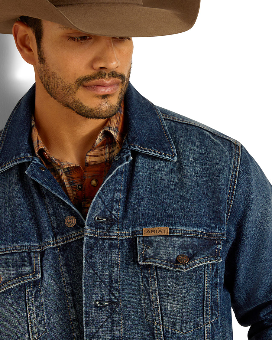 Men's Blanket Lined Trucker Jacket - Image 5