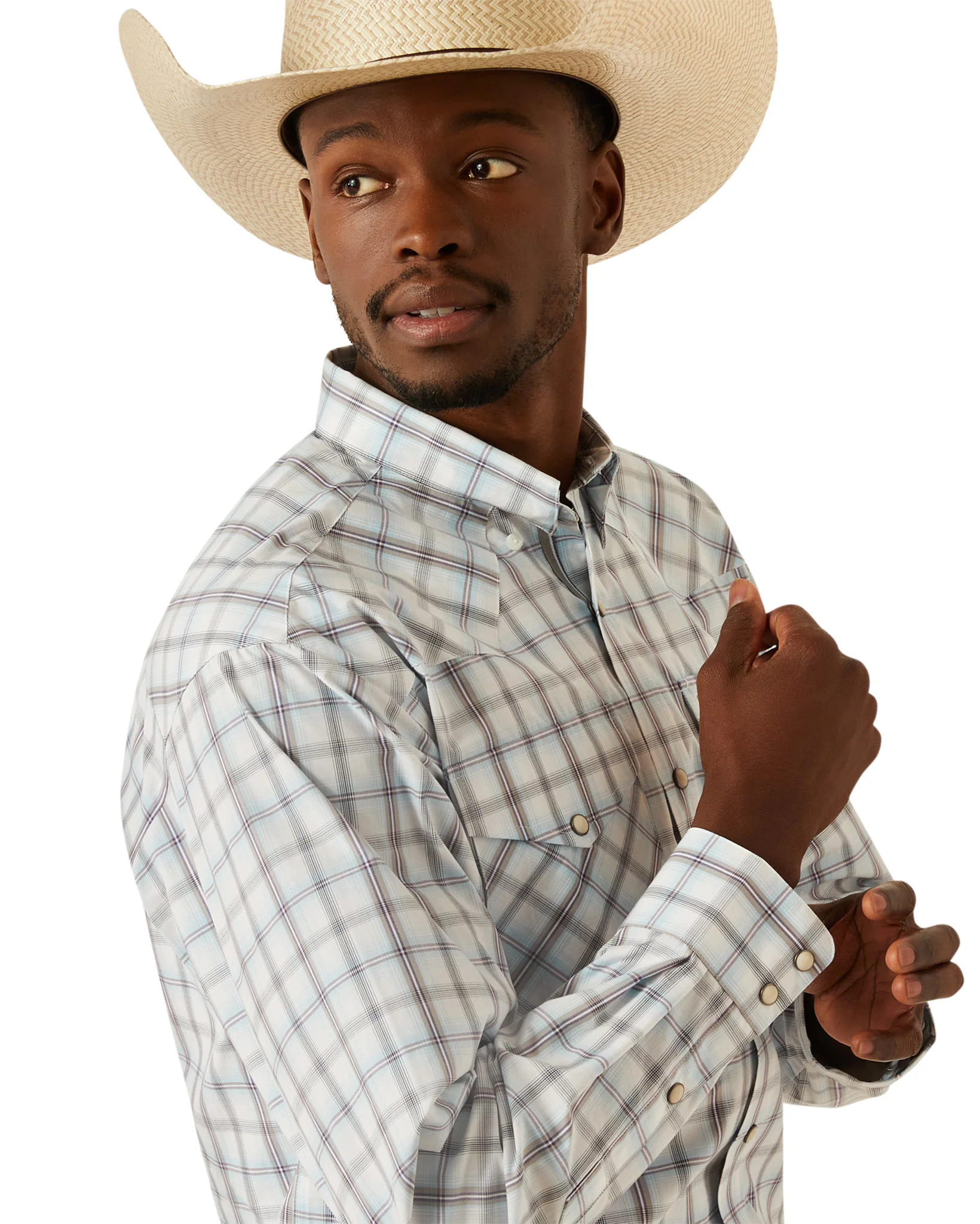 Men's Pro Series Worth Classic Fit Western Shirt - Image 4