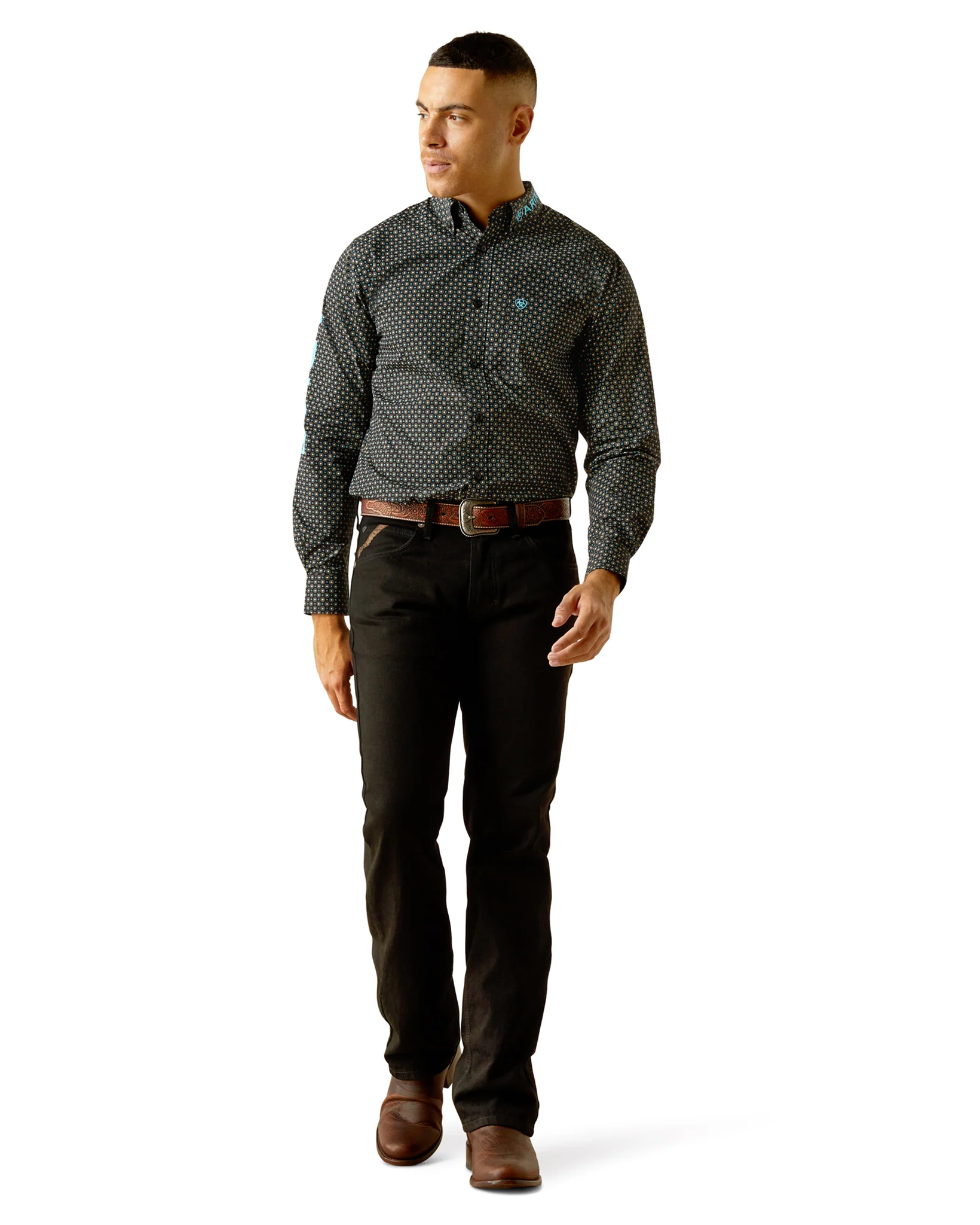 Men's Team Abel Fitted Western Shirt - Image 5