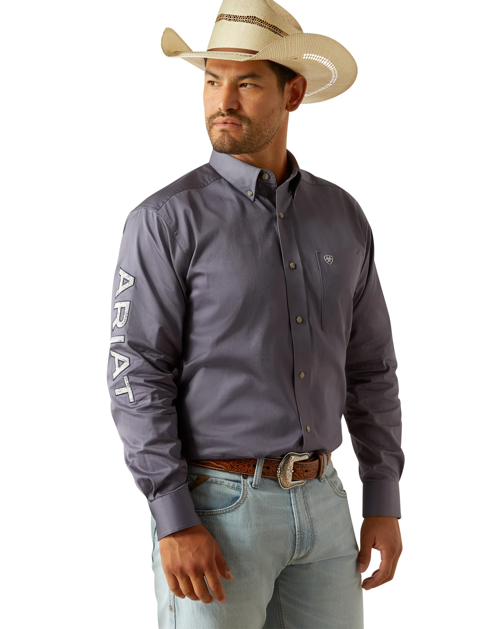 Men's Team Logo Twill Classic Fit Shirt