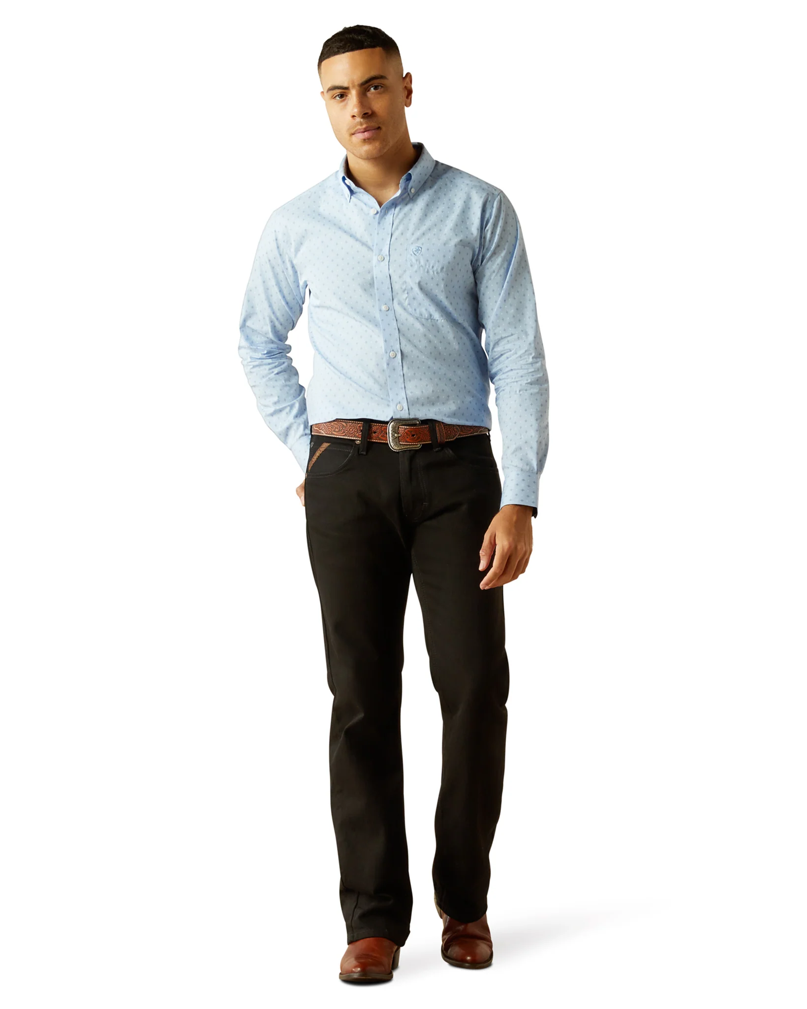 Men's Wrinkle Free Donte Fitted Shirt - Image 5
