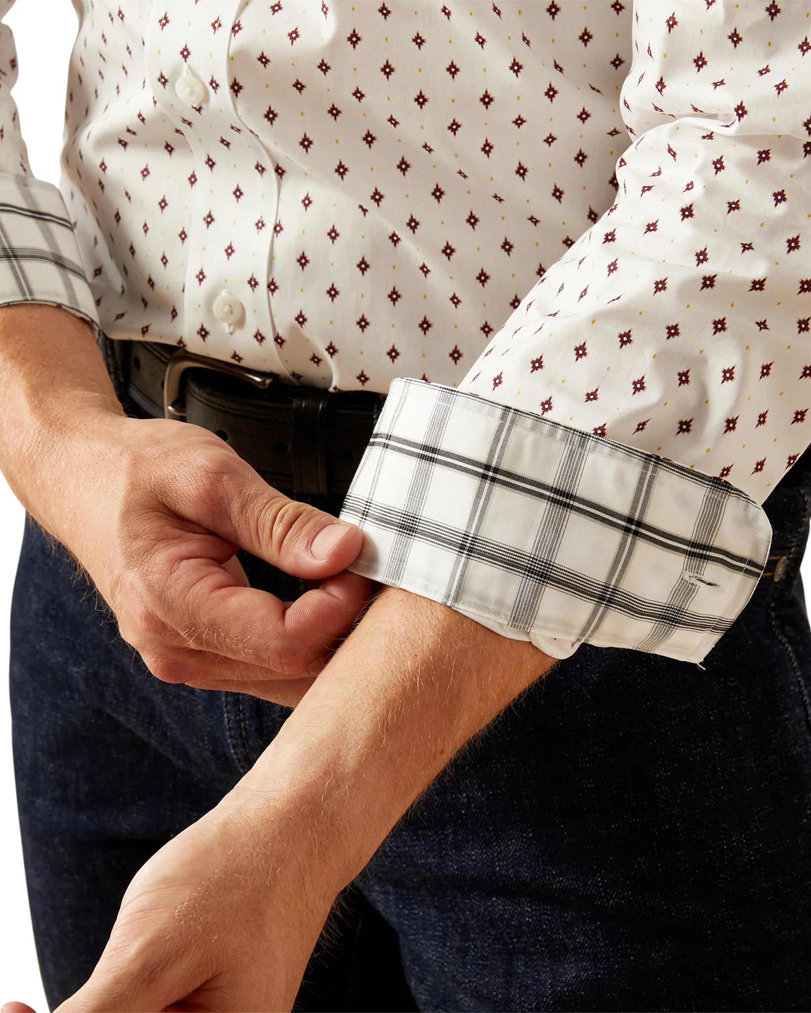 Men's Wrinkle Free Ross Classic Fit Shirt - Image 3