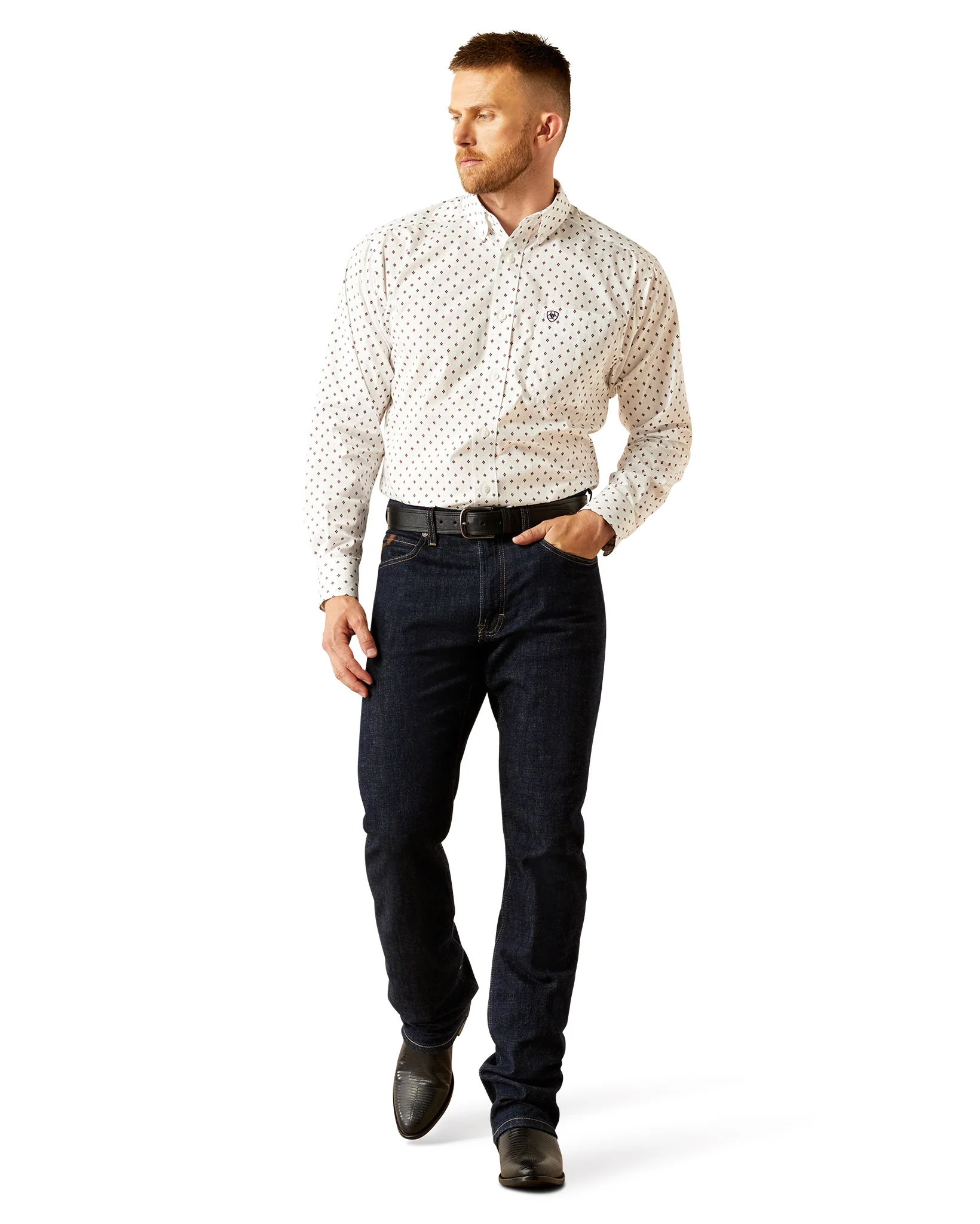 Men's Wrinkle Free Ross Classic Fit Shirt - Image 5