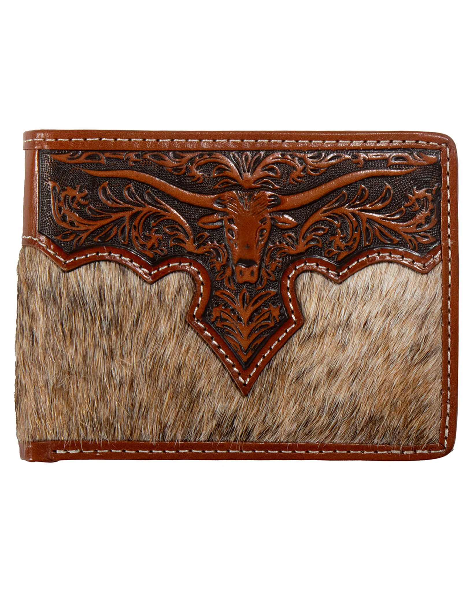 Men's Longhorn Bifold Wallet