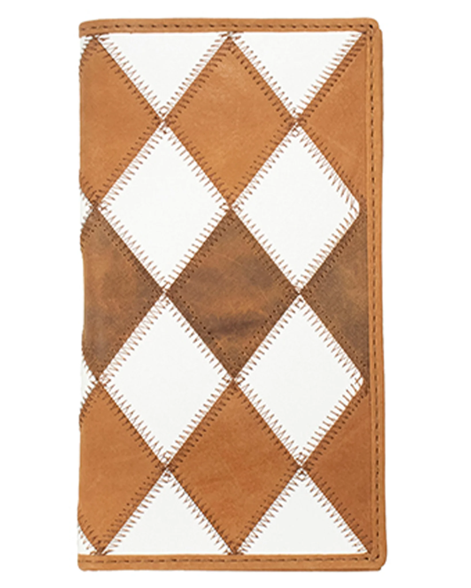 Men's Diamond Patchwork Wallet