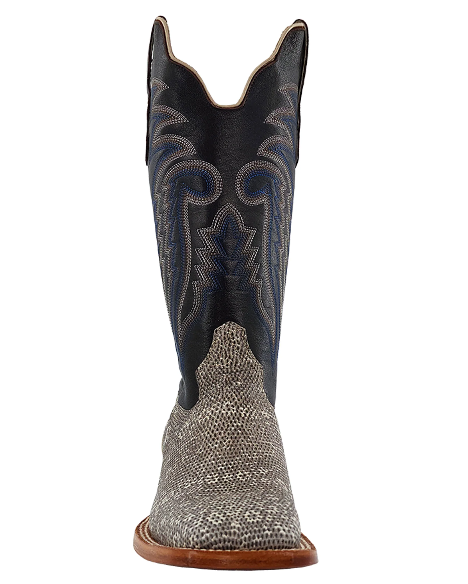 Men's Chocolate Cowhide Western Boots - Image 5