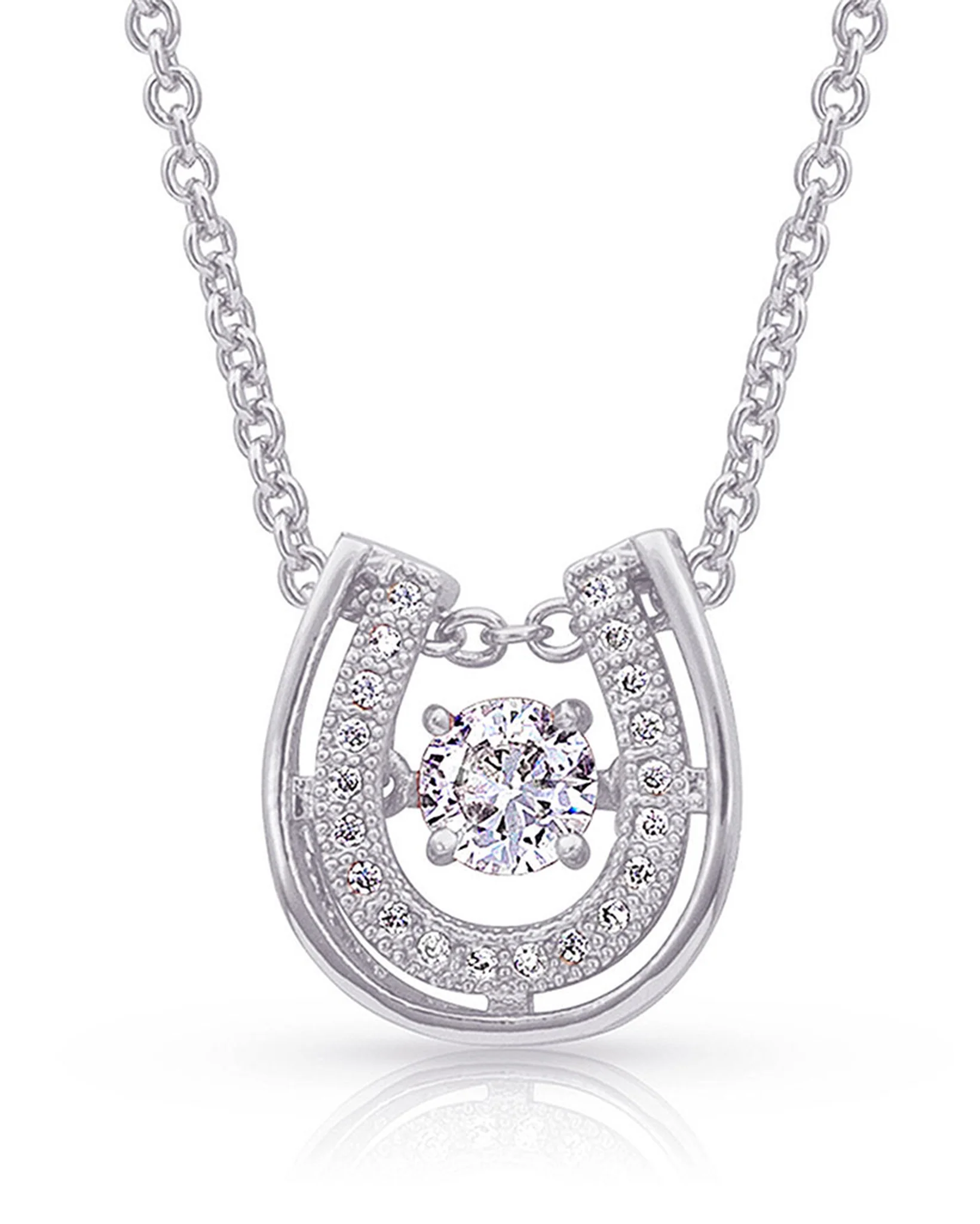Dancing with Luck Horseshoe Necklace