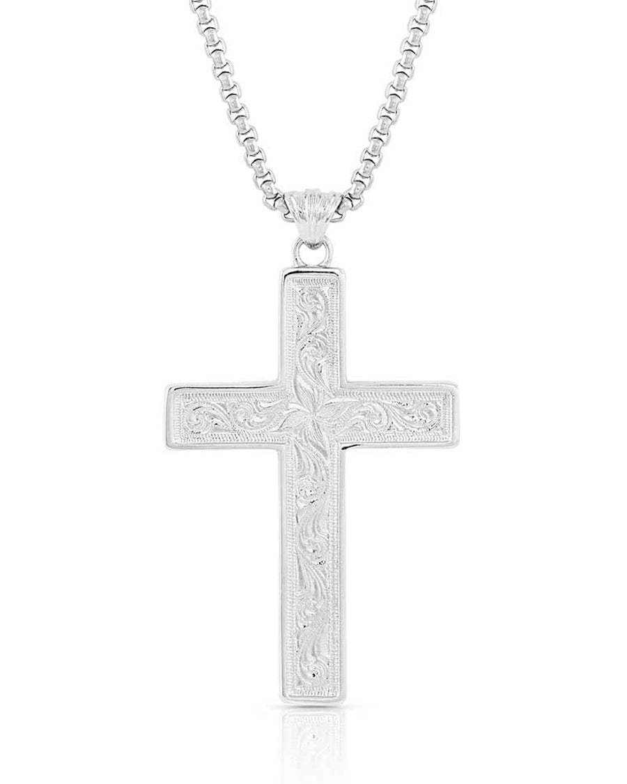 American Legends Block Color Cross Necklace - Image 2